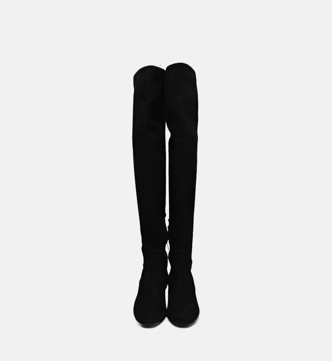 Salvatore Ferragamo Salvatore Ferragamo Spring/Autumn black suede Women's knee-high boots 36.5 Size US 6.5 / IT 36.5 - 3 Thumbnail