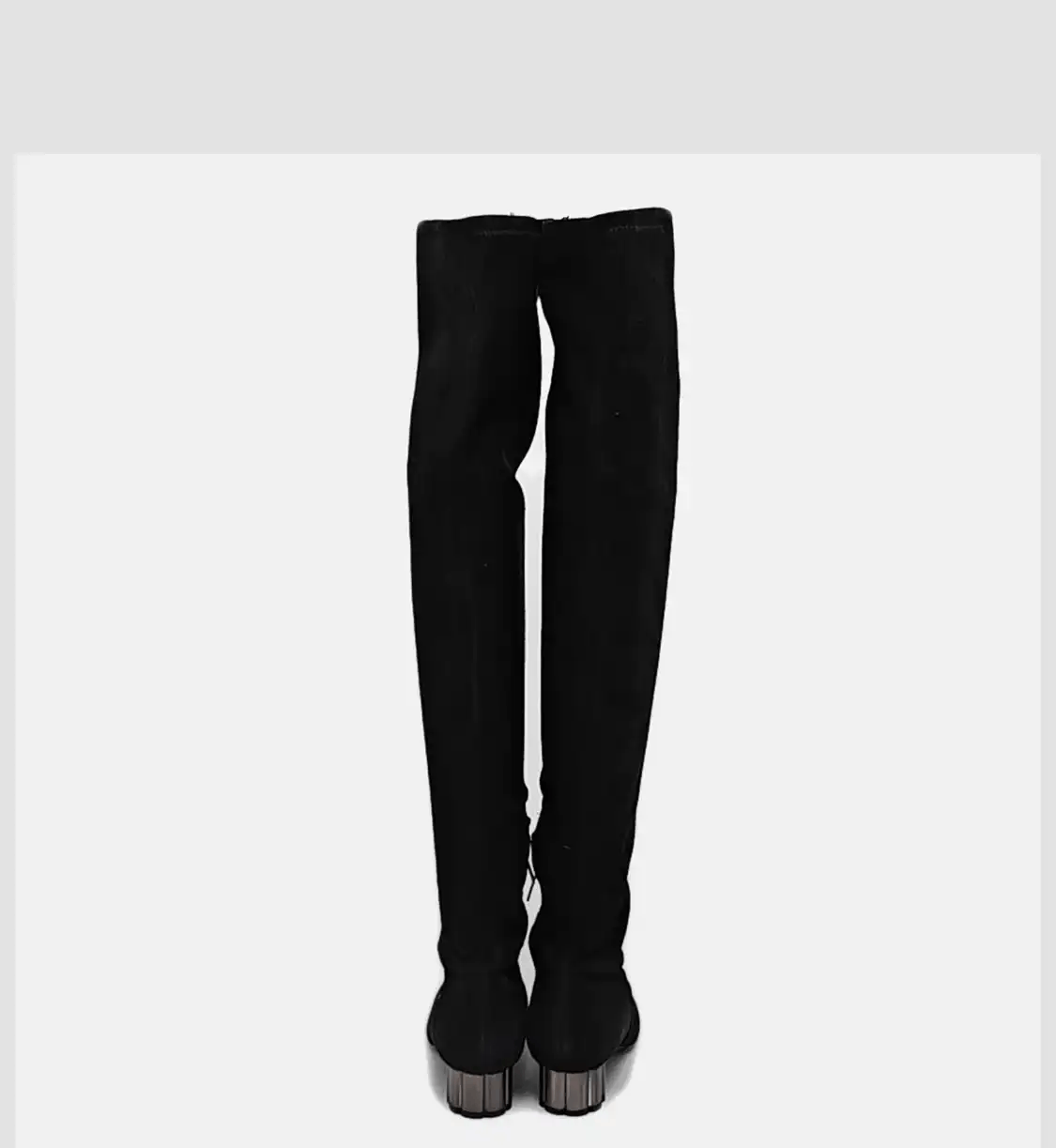 Salvatore Ferragamo Salvatore Ferragamo Spring/Autumn black suede Women's knee-high boots 36.5 Size US 6.5 / IT 36.5 - 4 Thumbnail