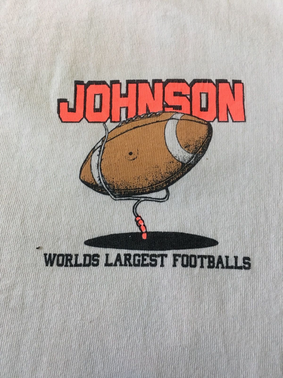 Vintage Vintage Johnson Worlds Largest Footballs Size US XL / EU 56 / 4 - 5 Thumbnail