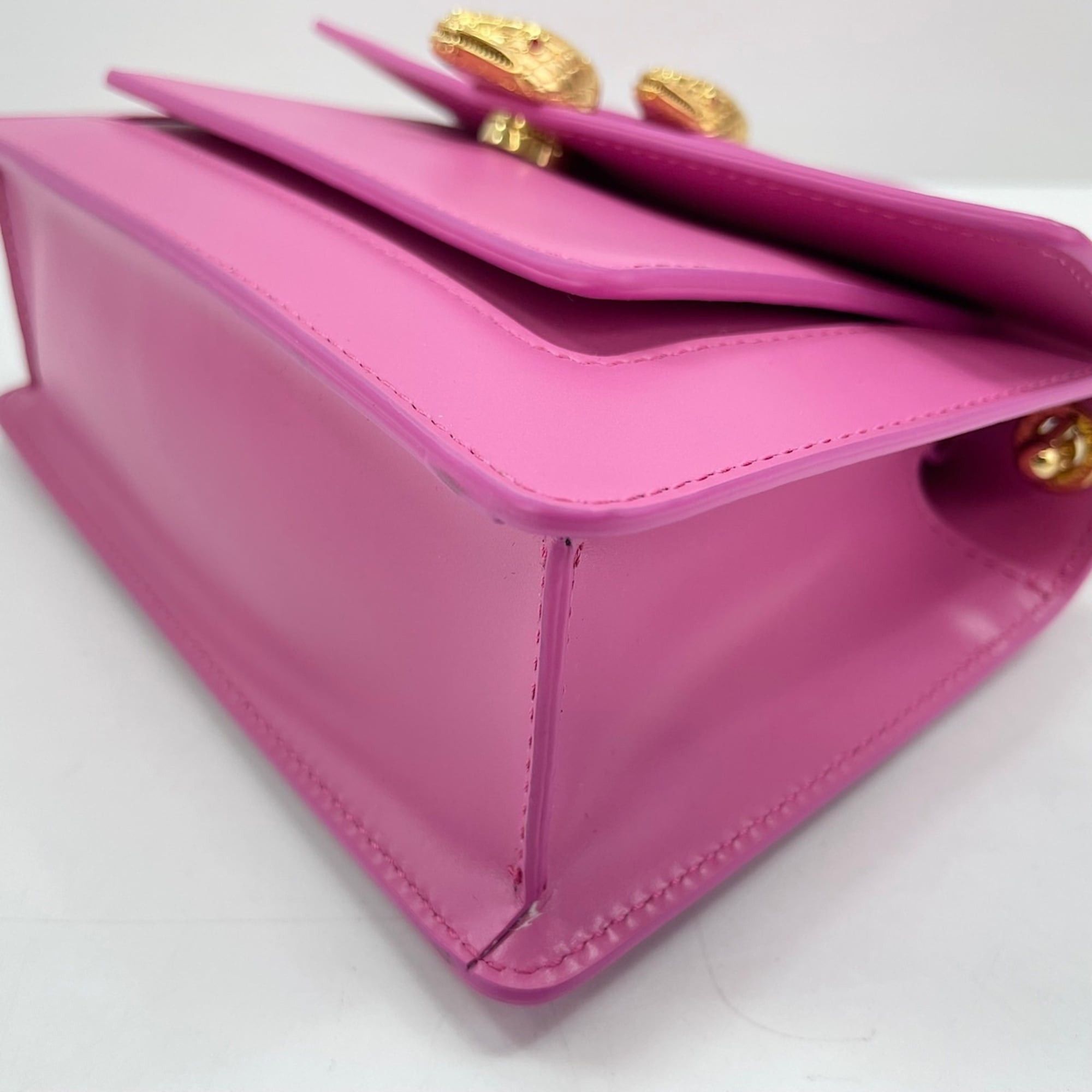 Bvlgari Bvlgari Bulgari x Alexander Wang Serpenti Snakehead 2-Way Handbag, Leather, Pink Size ONE SIZE - 9 Thumbnail