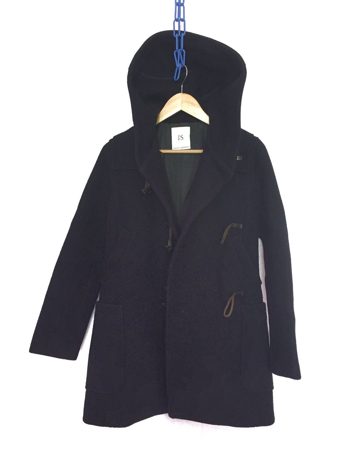 Issey Miyake Is Sunao Kuwahara Wool Hoodie Duffle Jacket Size US S / EU 44-46 / 1 - 1 Thumbnail