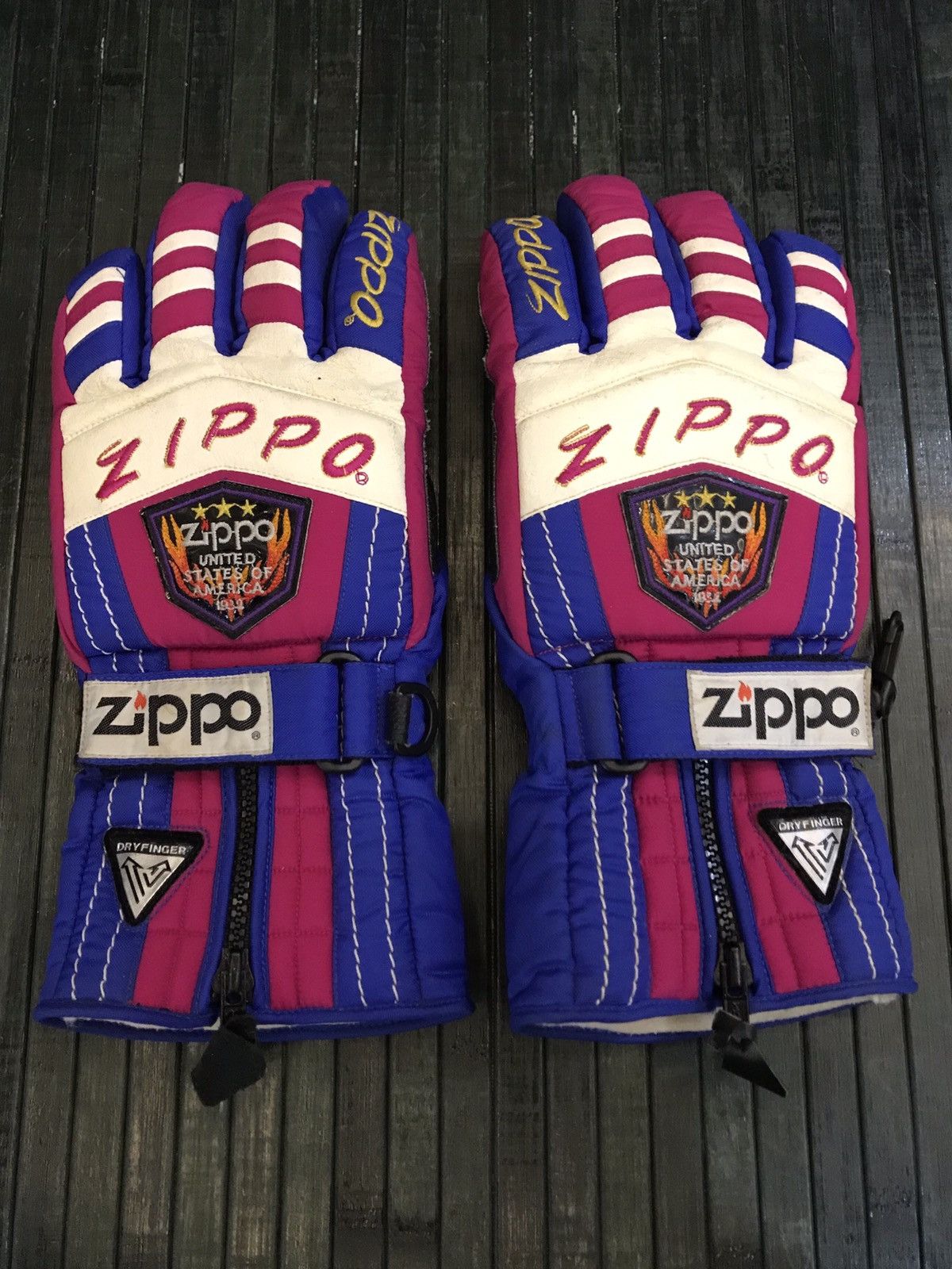 Vintage × Zippo 💥💥ZIPPO VINTAGE UNITED STATES OF AMERICA SKI GLOVES Size ONE SIZE - 1 Thumbnail