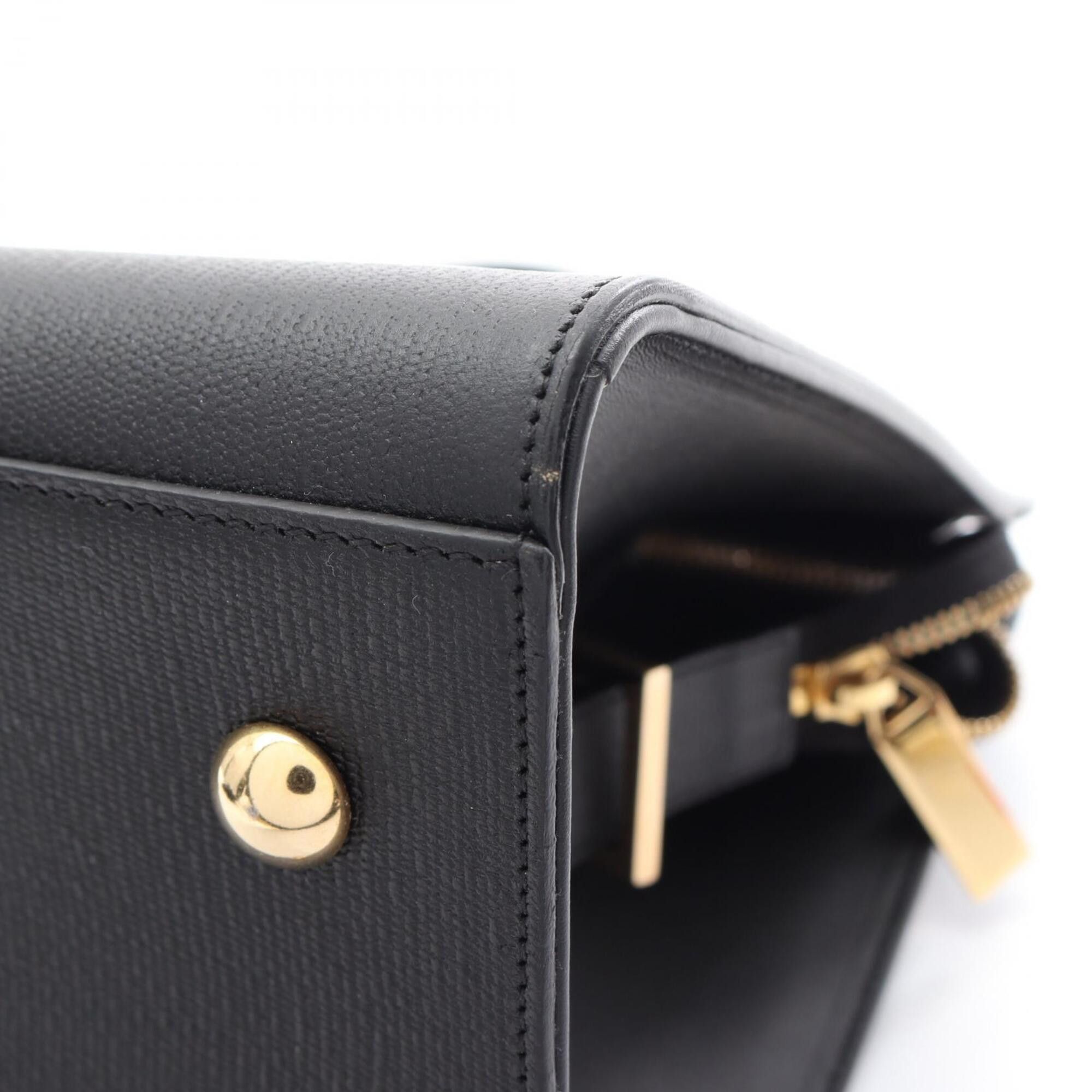 Yves Saint Laurent Yves Saint Laurent Cabas Chic Handbag, Leather, Women's, Black, 400660 Size ONE SIZE - 8 Thumbnail