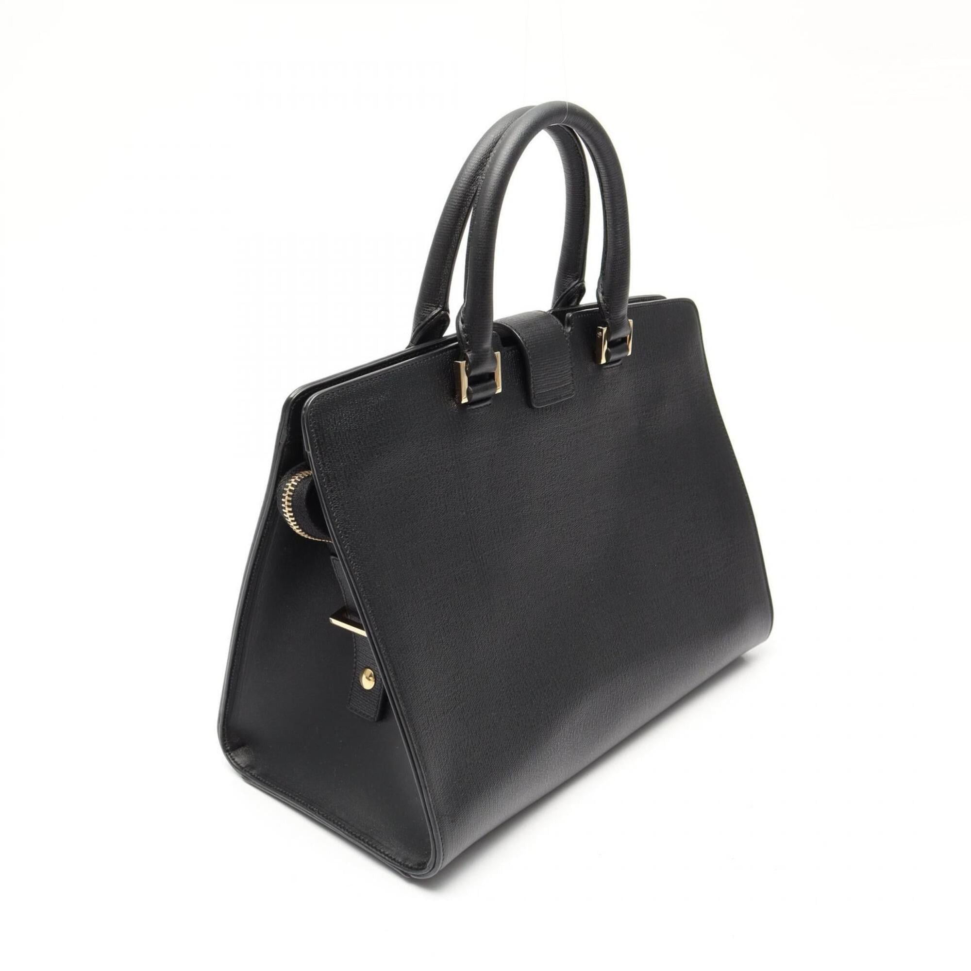 Yves Saint Laurent Yves Saint Laurent Cabas Chic Handbag, Leather, Women's, Black, 400660 Size ONE SIZE - 2 Thumbnail