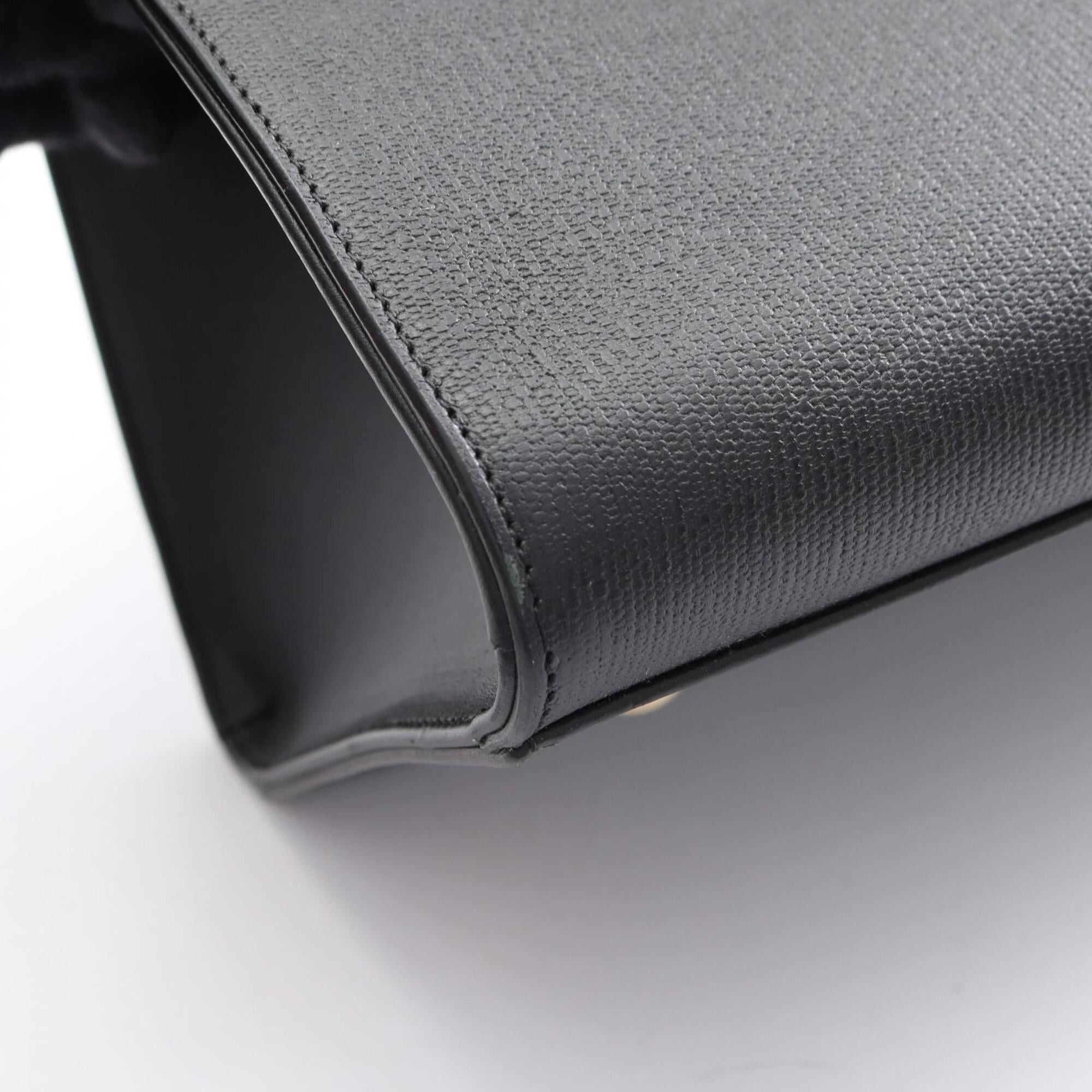 Yves Saint Laurent Yves Saint Laurent Cabas Chic Handbag, Leather, Women's, Black, 400660 Size ONE SIZE - 9 Thumbnail