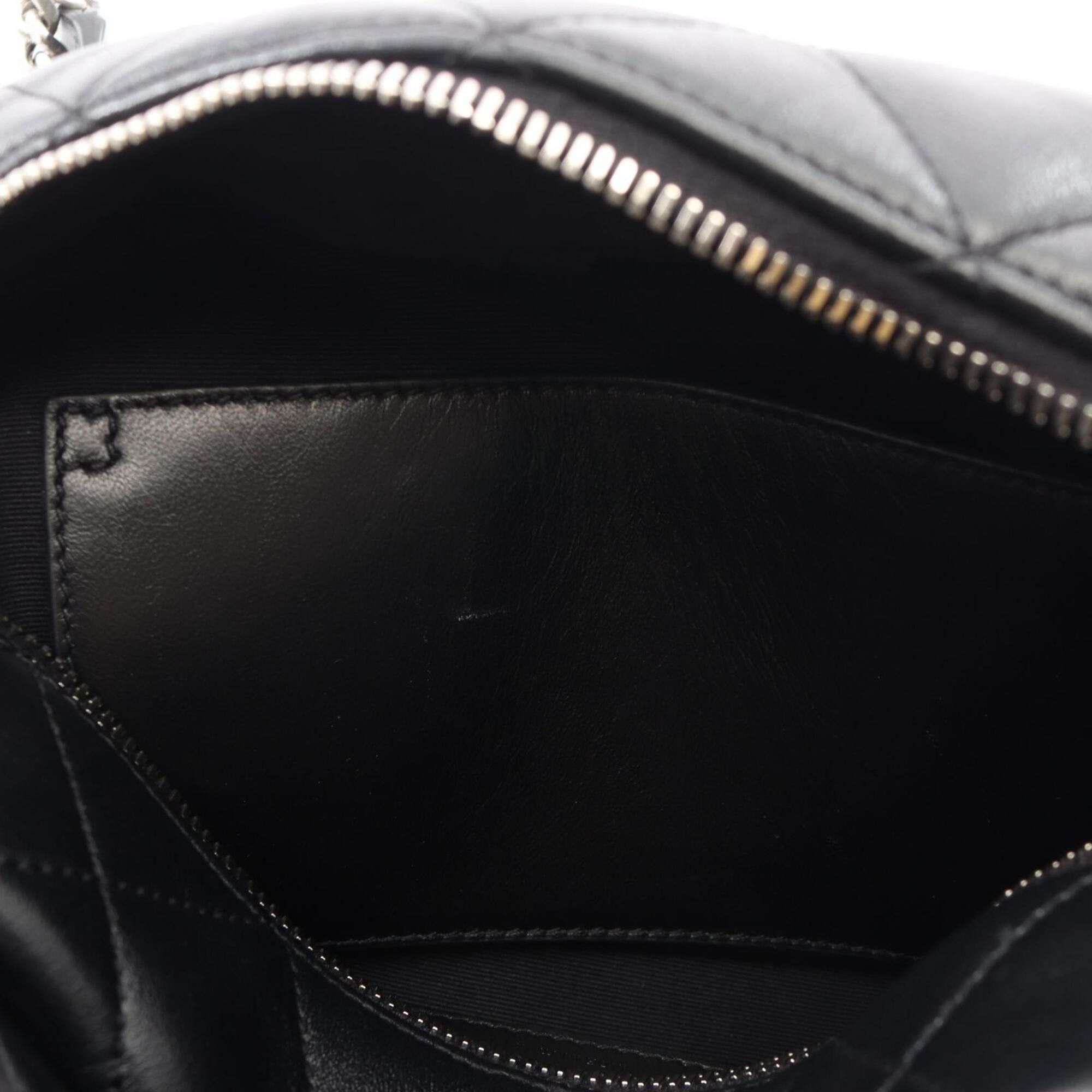 Yves Saint Laurent Yves Saint Laurent Saint Laurent Paris Loulou Shoulder Bag/Handbag, Leather, Women's, Black, 574102 Size ONE SIZE - 7 Thumbnail