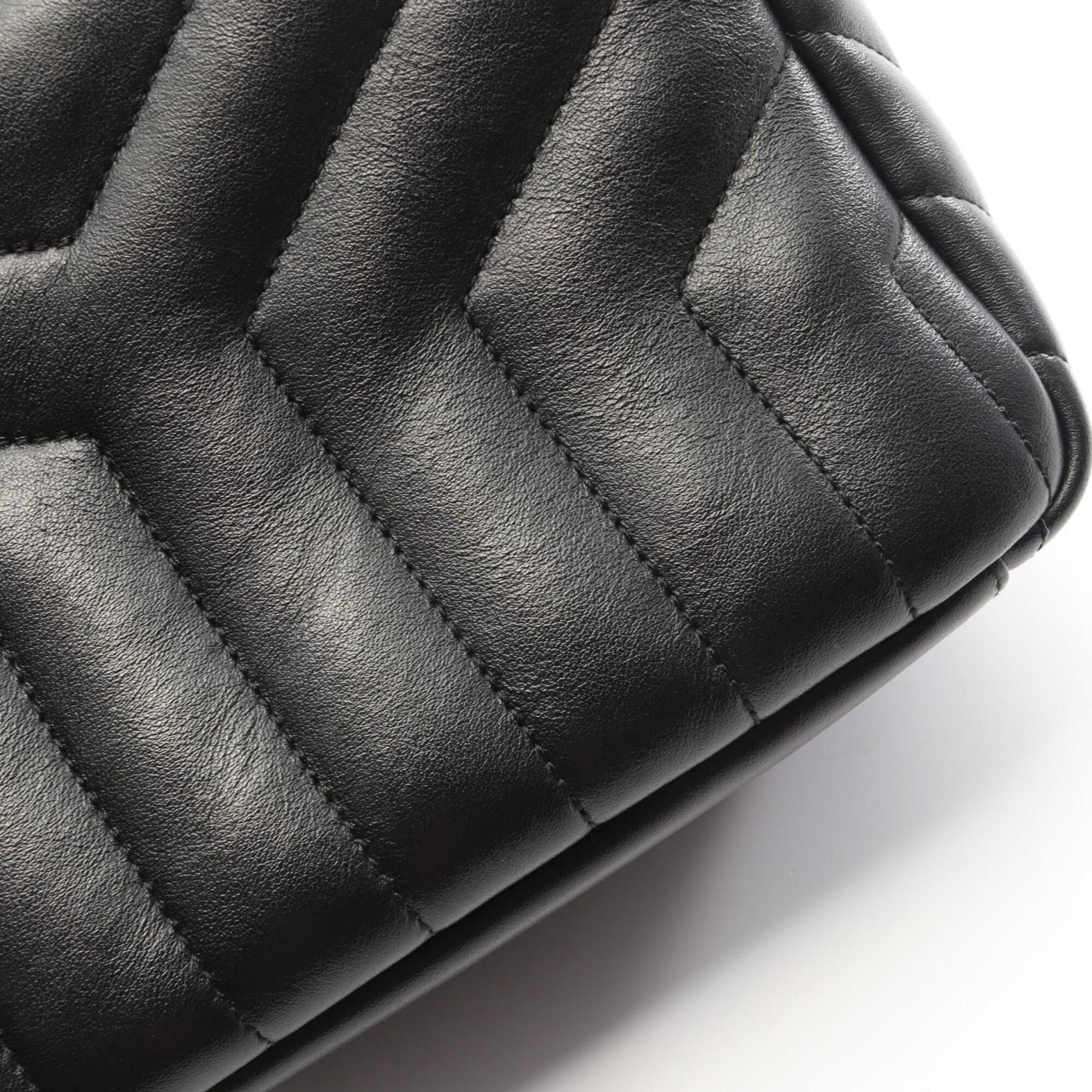 Yves Saint Laurent Yves Saint Laurent Saint Laurent Paris Loulou Shoulder Bag/Handbag, Leather, Women's, Black, 574102 Size ONE SIZE - 8 Thumbnail