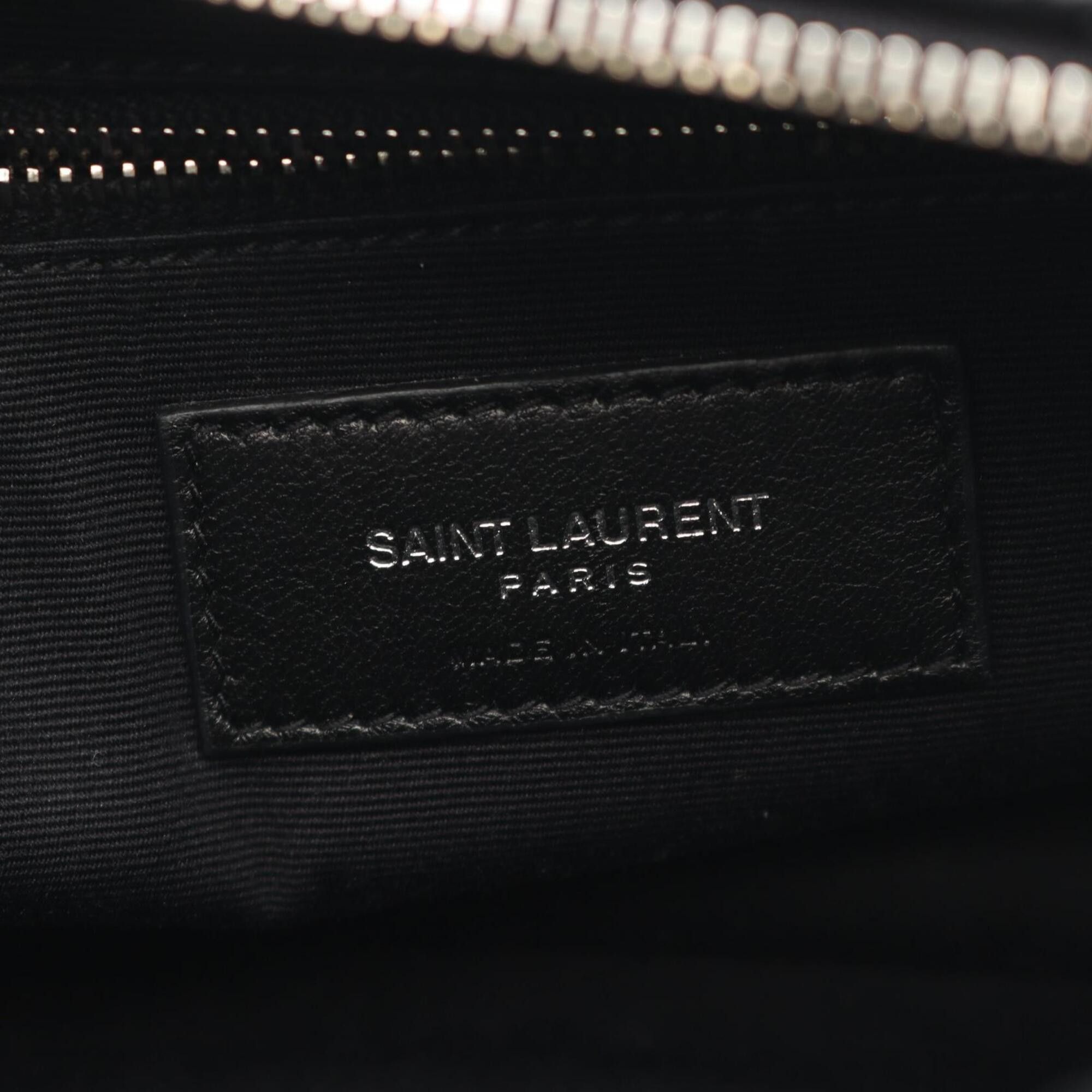 Yves Saint Laurent Yves Saint Laurent Saint Laurent Paris Loulou Shoulder Bag/Handbag, Leather, Women's, Black, 574102 Size ONE SIZE - 4 Thumbnail