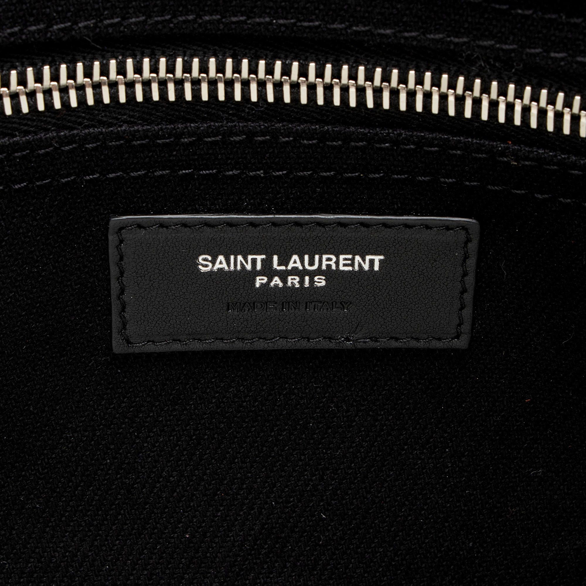 Saint Laurent Paris Saint Laurent Canvas Calfskin Rive Gauche Large Tote Size ONE SIZE - 8 Thumbnail