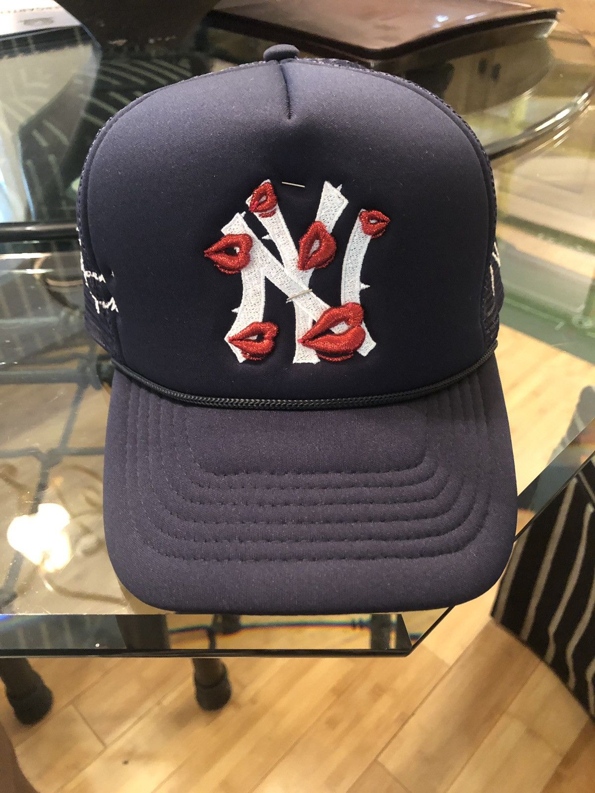 Custom BRAND NEW “New York is Kissing Me” Trucker Hat | Grailed