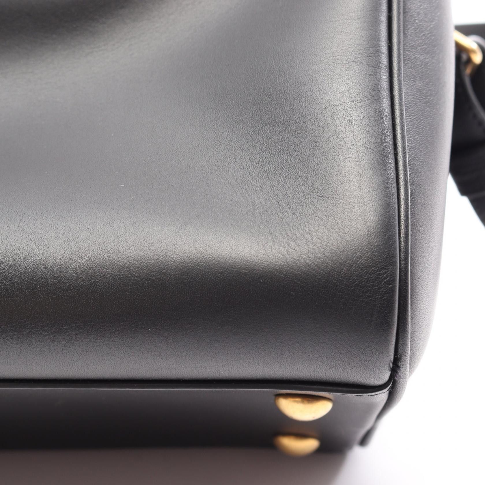 Yves Saint Laurent Yves Saint Laurent Saint Laurent Paris Classic Duffle 6 Leather 2way Bag Leather Handbag DUTY FREE for USA Size ONE SIZE - 8 Thumbnail