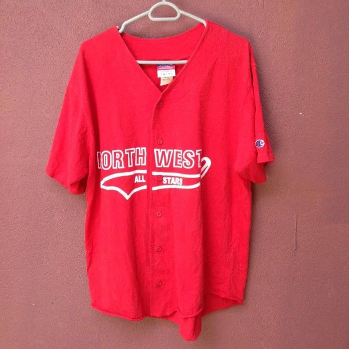 Champion 💥💥VINTAGE Y2K CHAMPION BASEBALL NUMBERED TEE Size US M / EU 48-50 / 2 - 1 Thumbnail