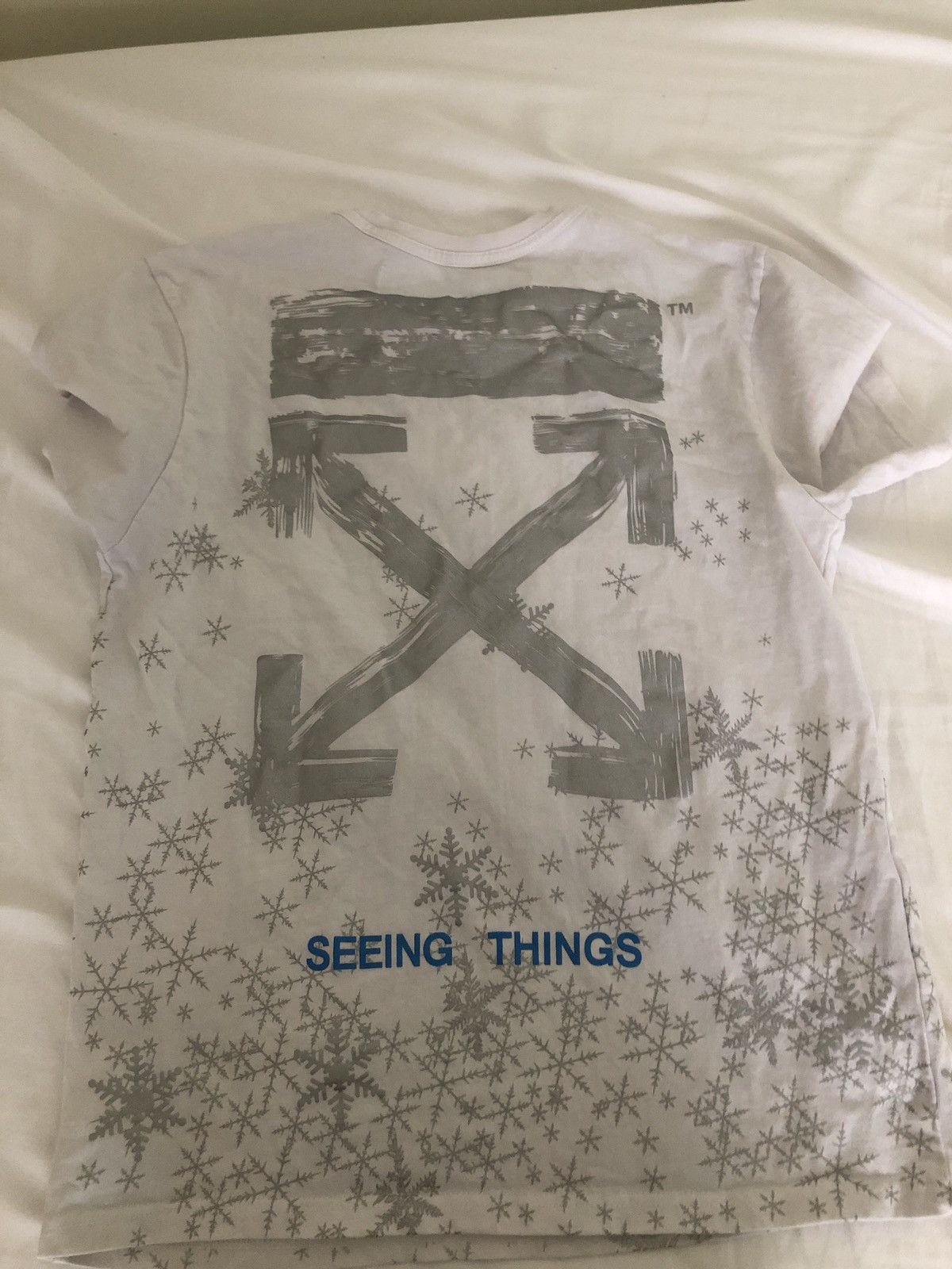 Off white snowflake shirt hotsell