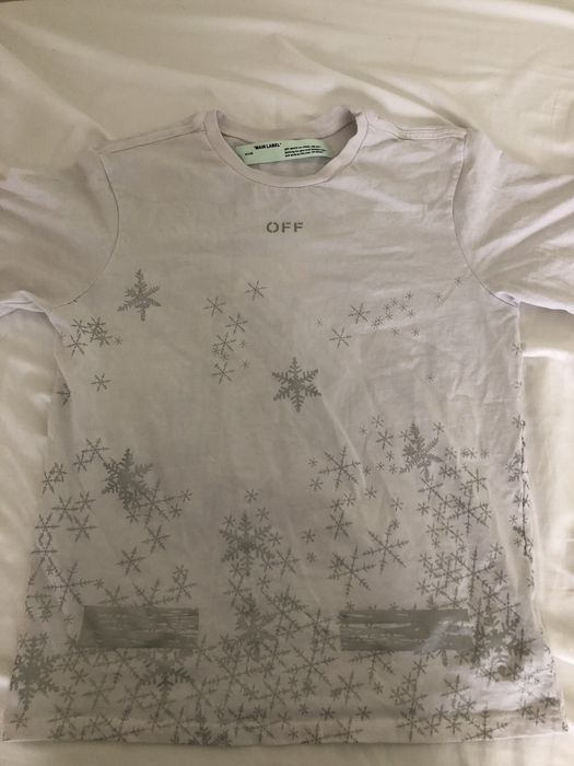 off white snowflake shirt