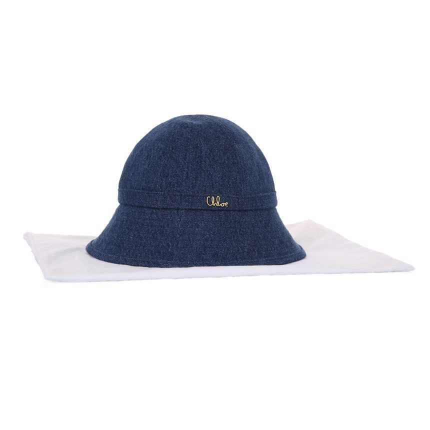 Chloe Iconic Denim Bucket Hat Size ONE SIZE - 8 Thumbnail