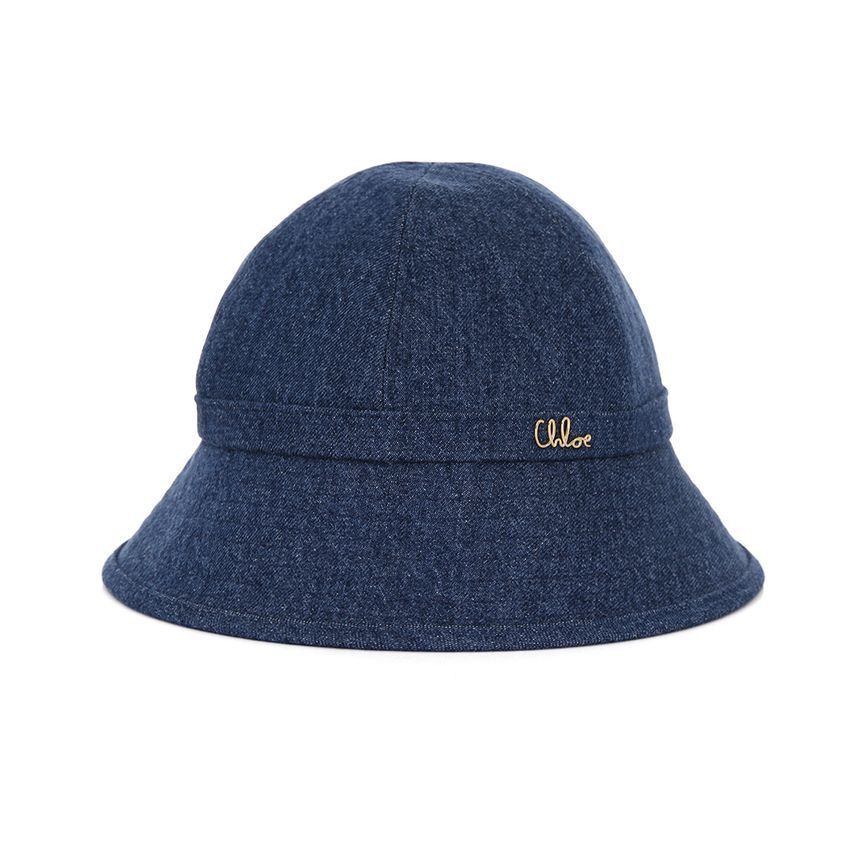 Chloe Iconic Denim Bucket Hat Size ONE SIZE - 3 Thumbnail