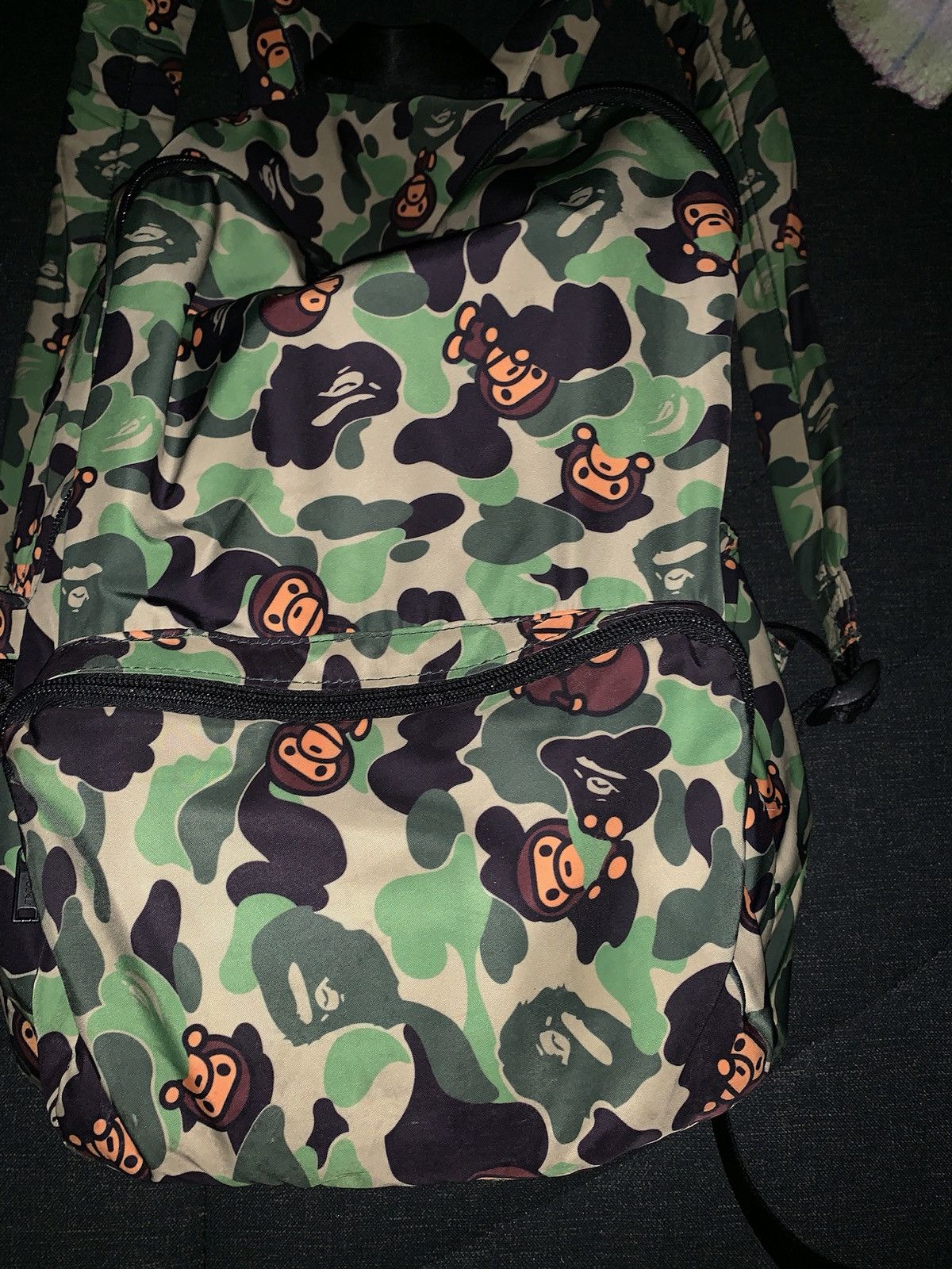 Bape Bape Green Camo Baby Milo backpack Size ONE SIZE - 2 Preview