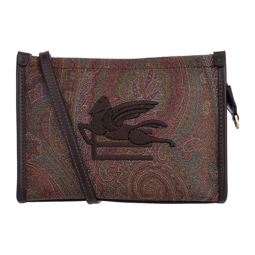 Etro Arnica Women's Shoulder Bag Paisley Jacquard Size ONE SIZE - 3 Thumbnail