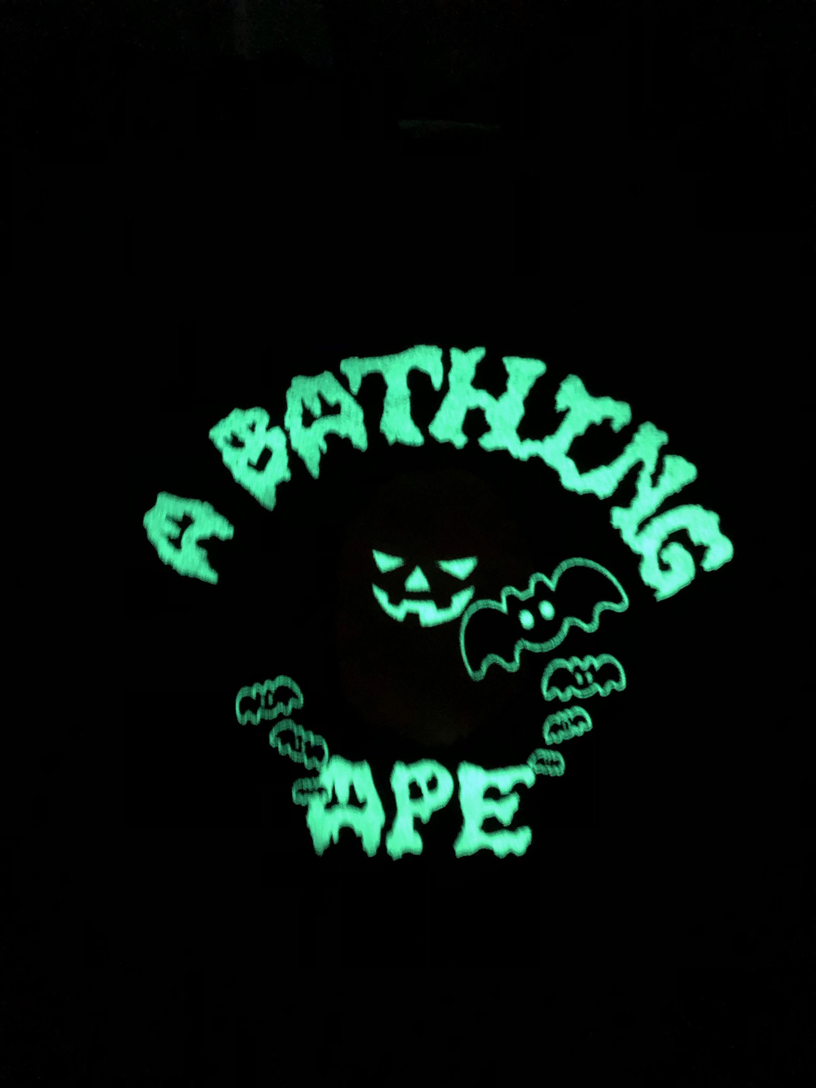 Bape Halloween Tee Luminous Tops