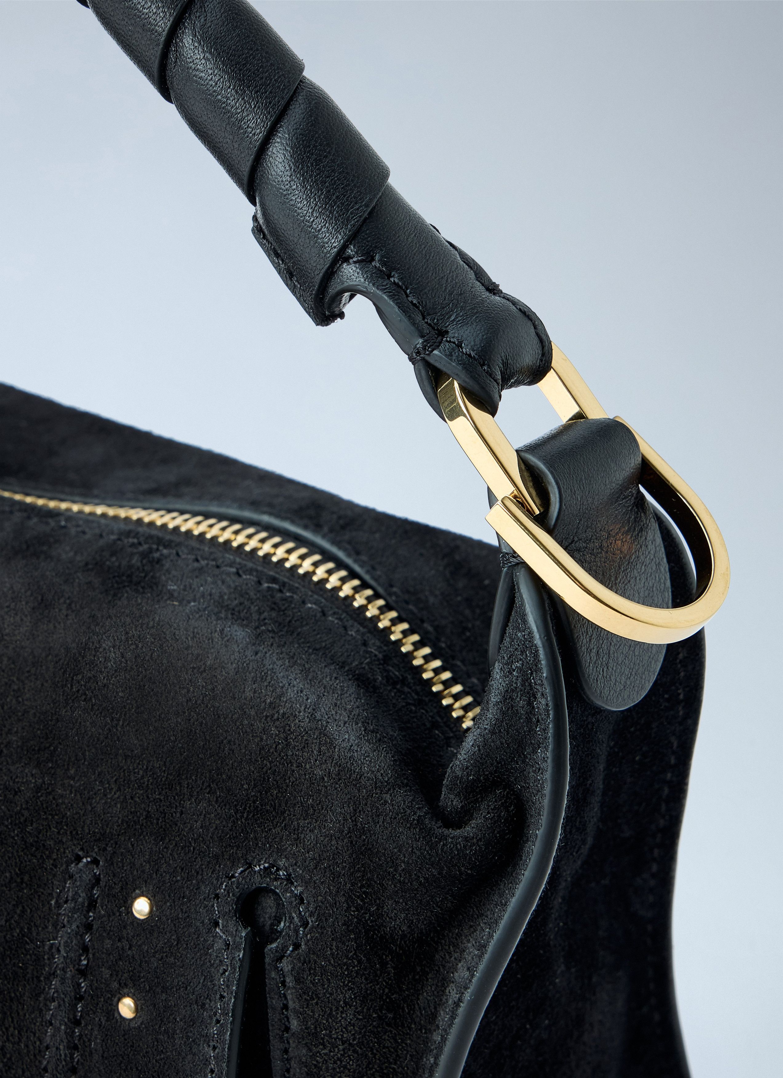 Chloe Chloé Marcie Medium Studded Suede Shoulder Bag Size ONE SIZE - 5 Thumbnail