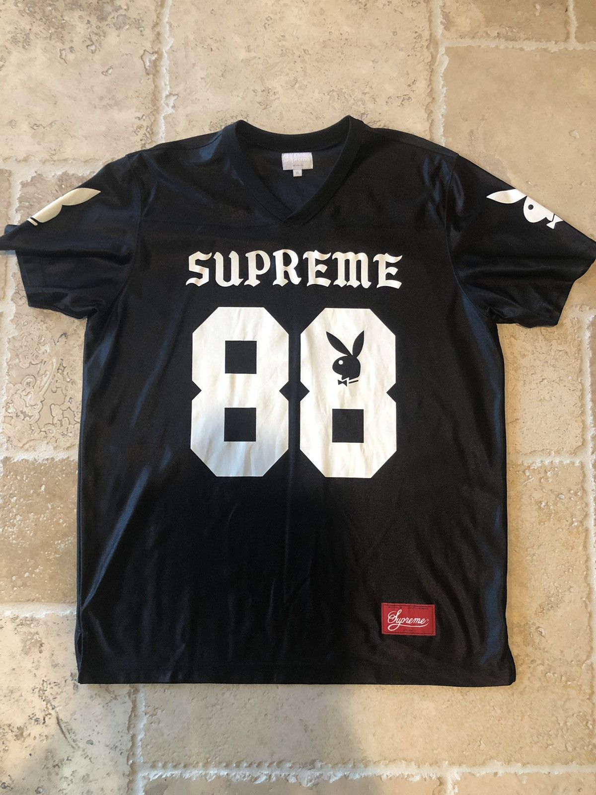 Supreme Playboy Football Jersey | Grailed