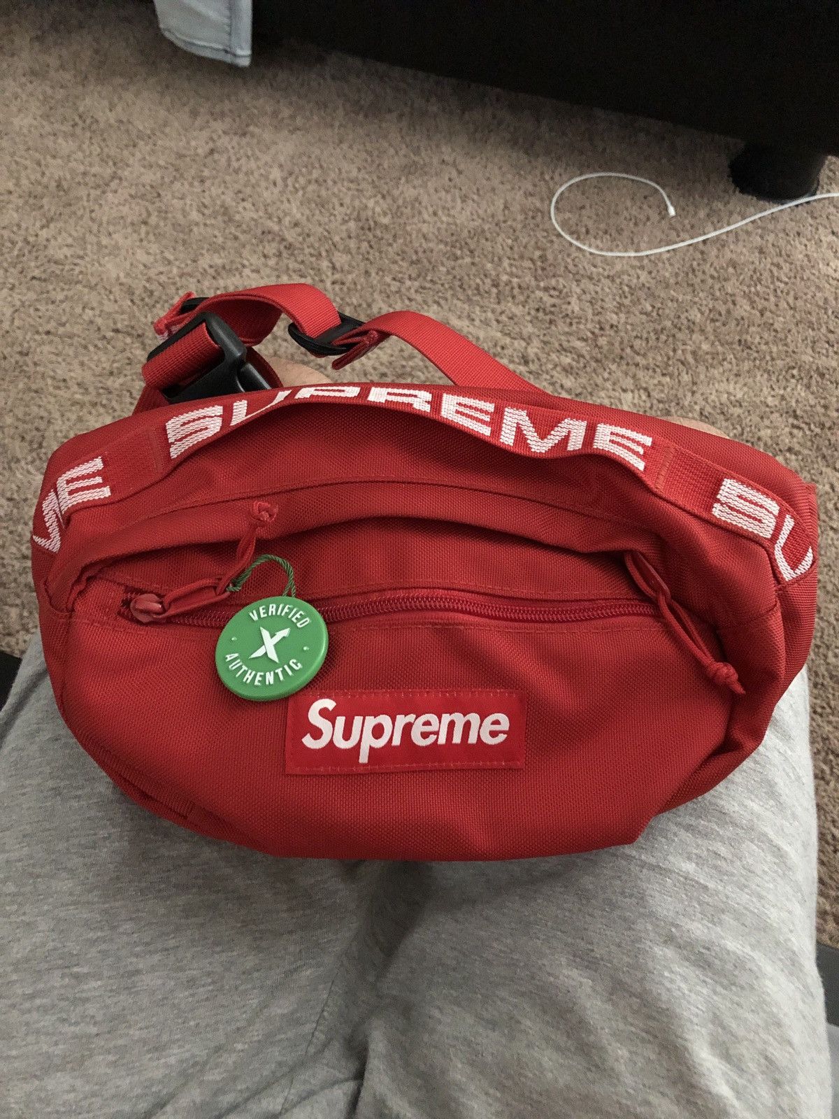 Supreme waist bag high quality SS18