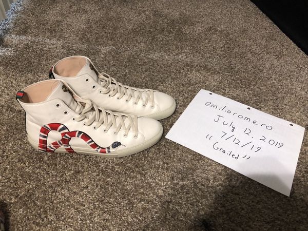 Gucci snake best sale high tops