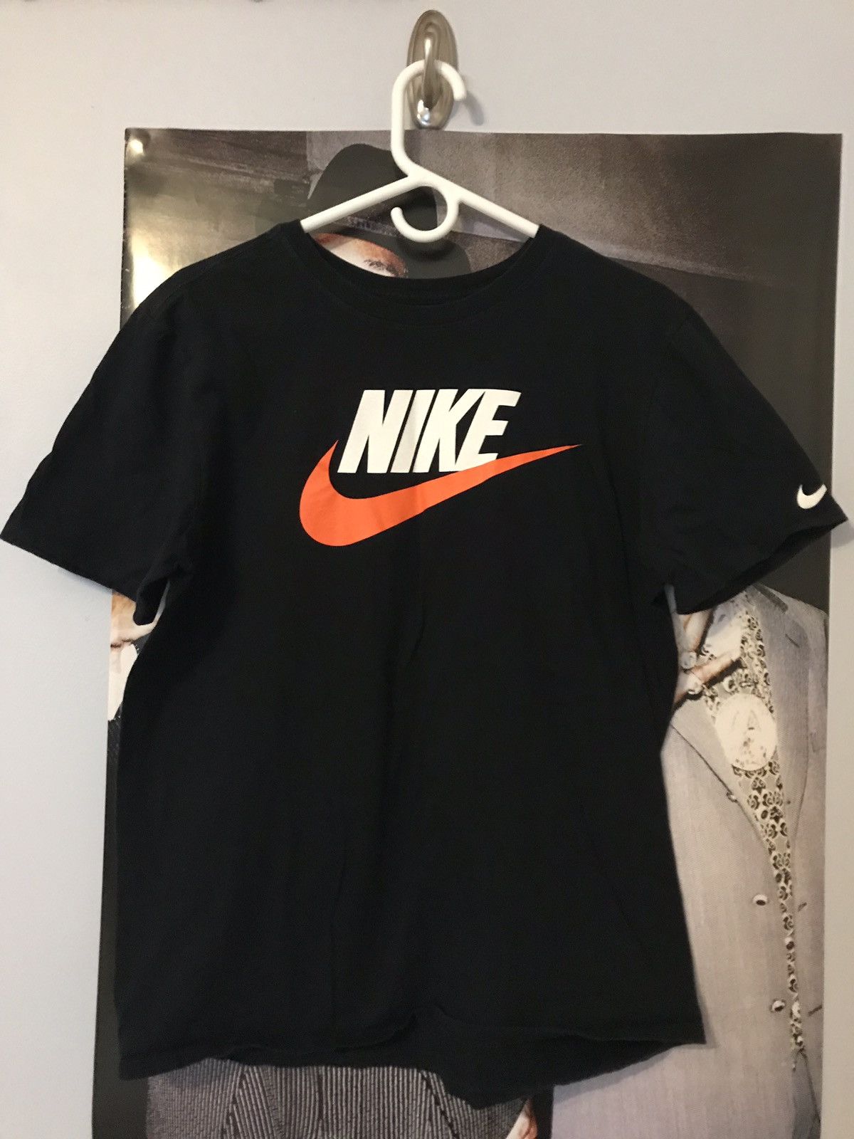 Nike black and orange shirt on sale