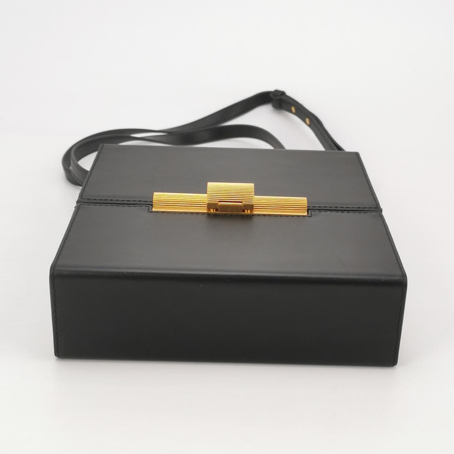 Bottega Veneta Bottega Veneta Black Leather Daisey Box Bag Size ONE SIZE - 6 Thumbnail