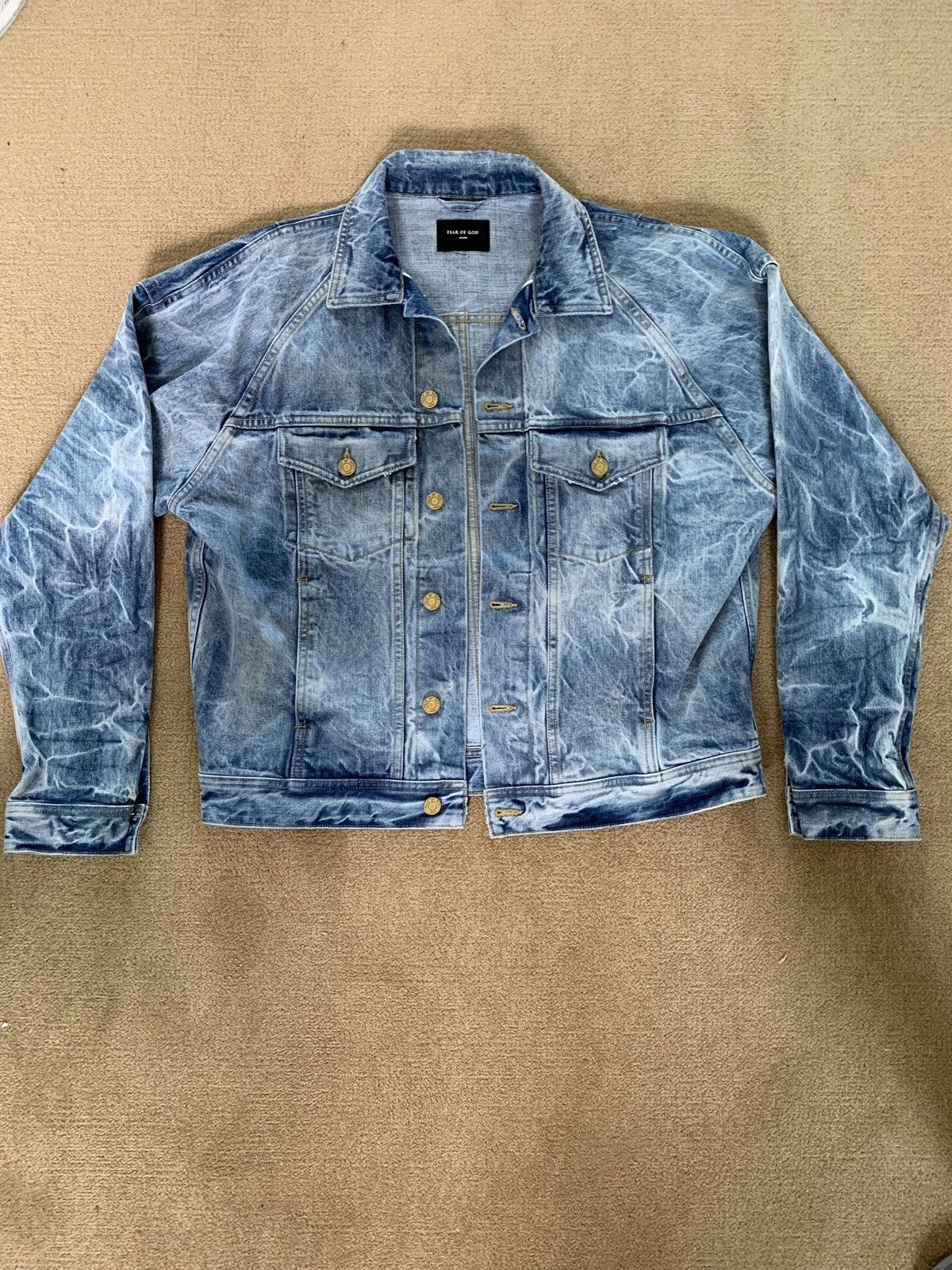 Fear of God Fear of God 5th Collection Holy Water Denim Jacket Size Small |  Grailed