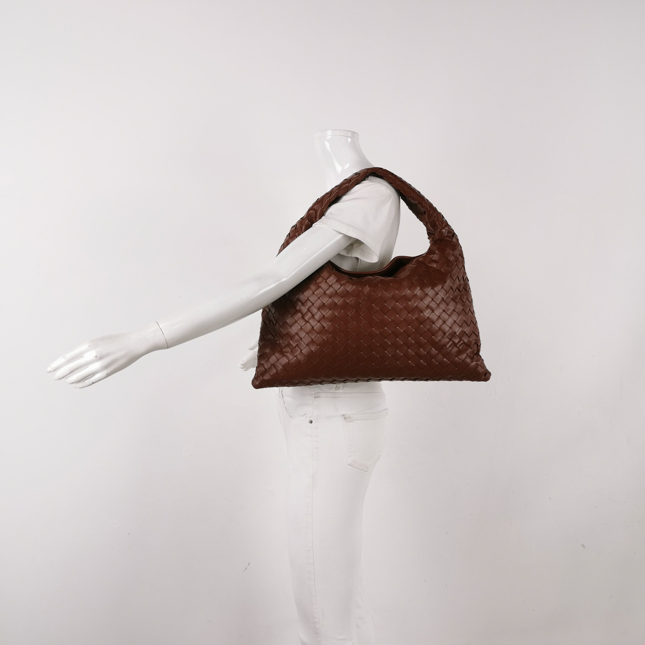 Bottega Veneta Bottega Veneta Intrecciato Leather Hop Bag Size ONE SIZE - 2 Thumbnail