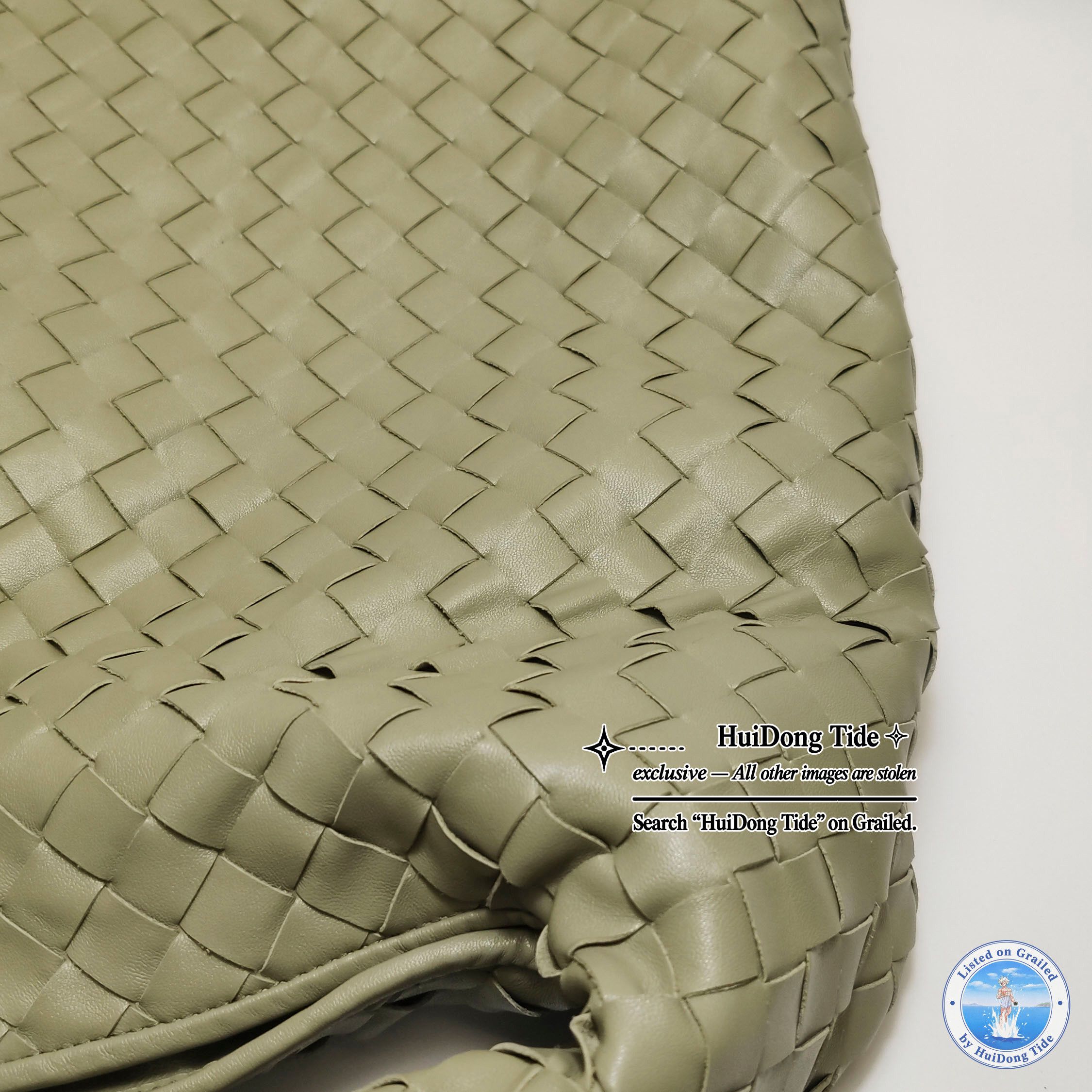 Bottega Veneta Bottega Veneta Hop Intrecciato Leather Large Hobo Bag Size ONE SIZE - 12 Thumbnail