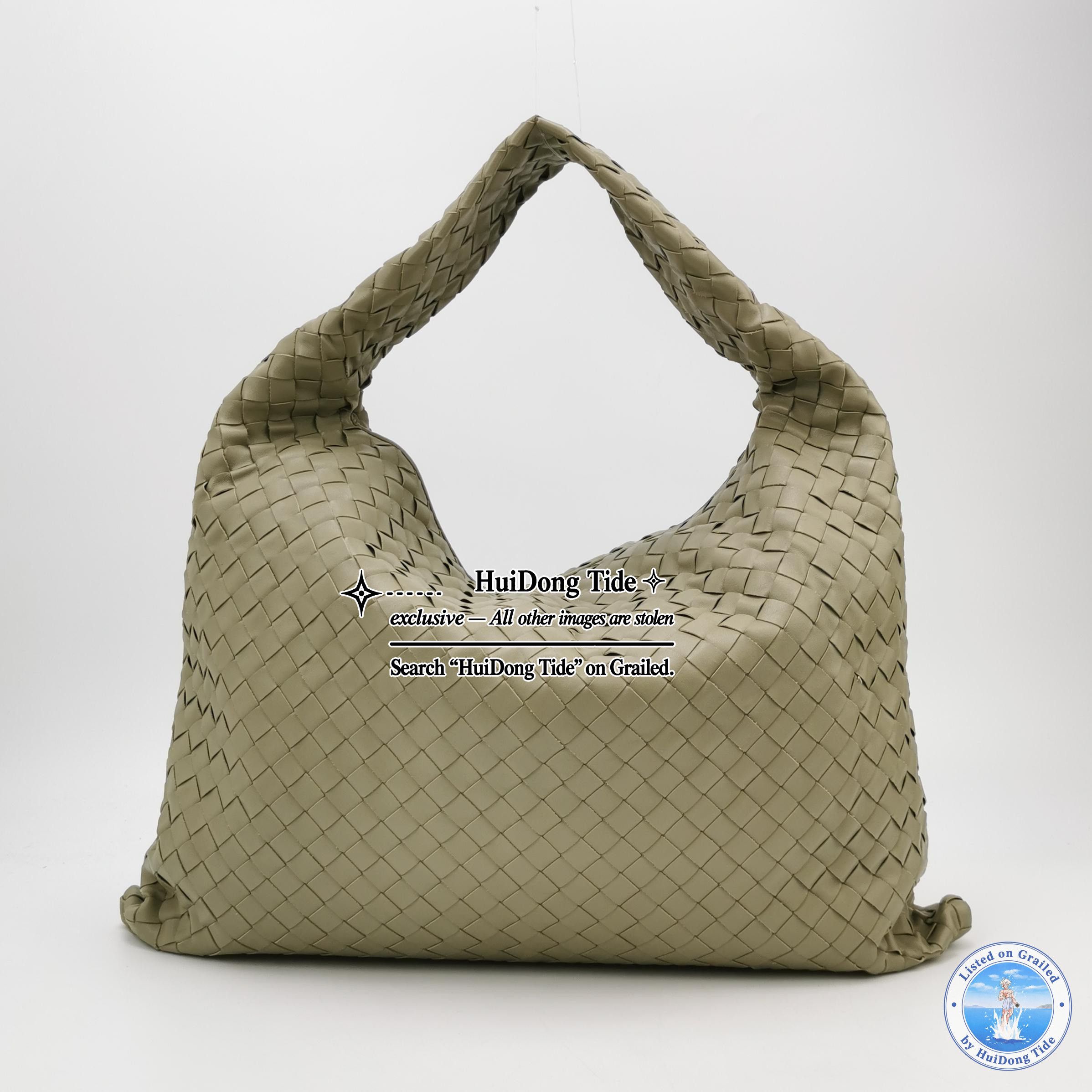 Bottega Veneta Bottega Veneta Hop Intrecciato Leather Large Hobo Bag Size ONE SIZE - 5 Thumbnail