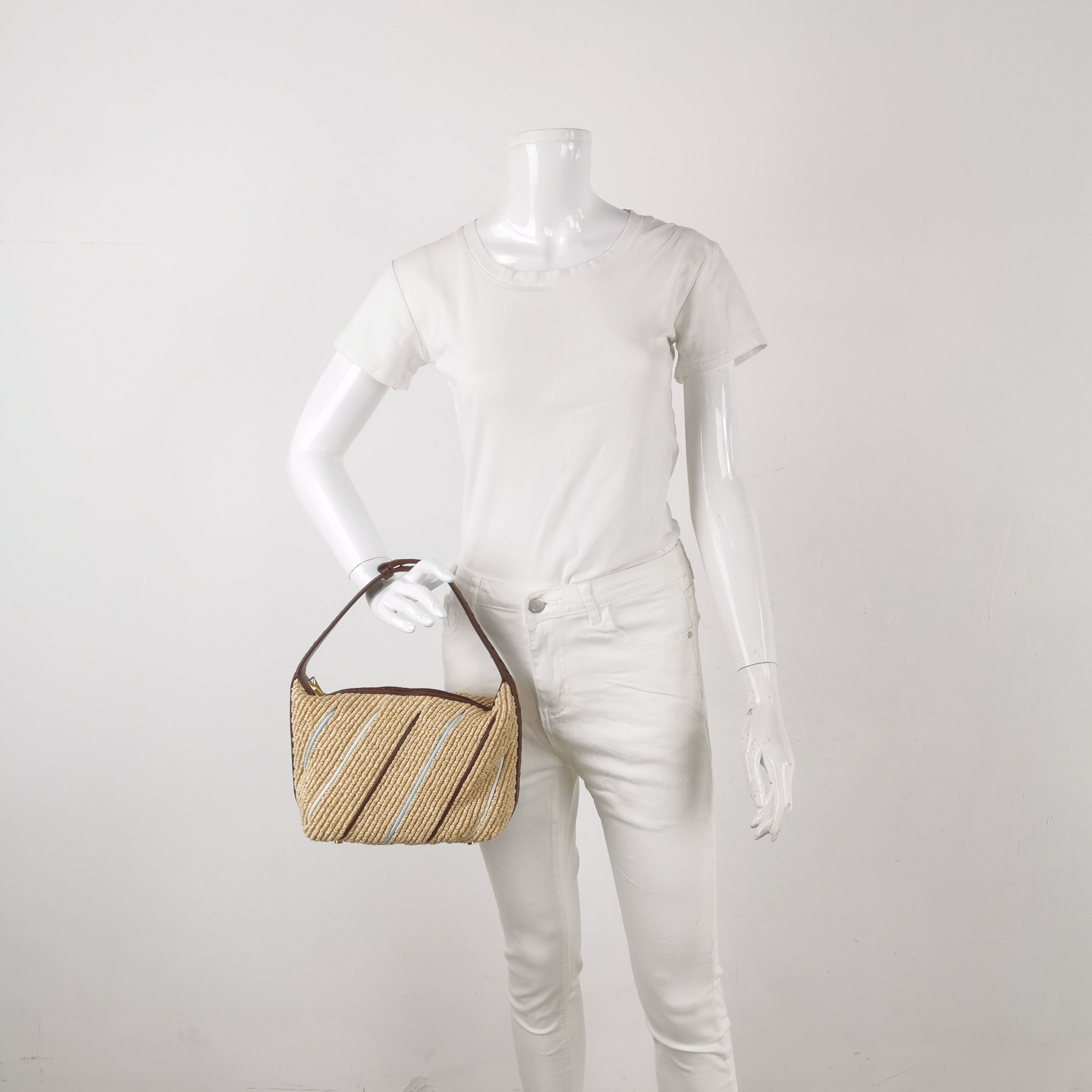 Bottega Veneta Bottega Veneta Wallace Woven Leather Handle Bag Size ONE SIZE - 2 Thumbnail