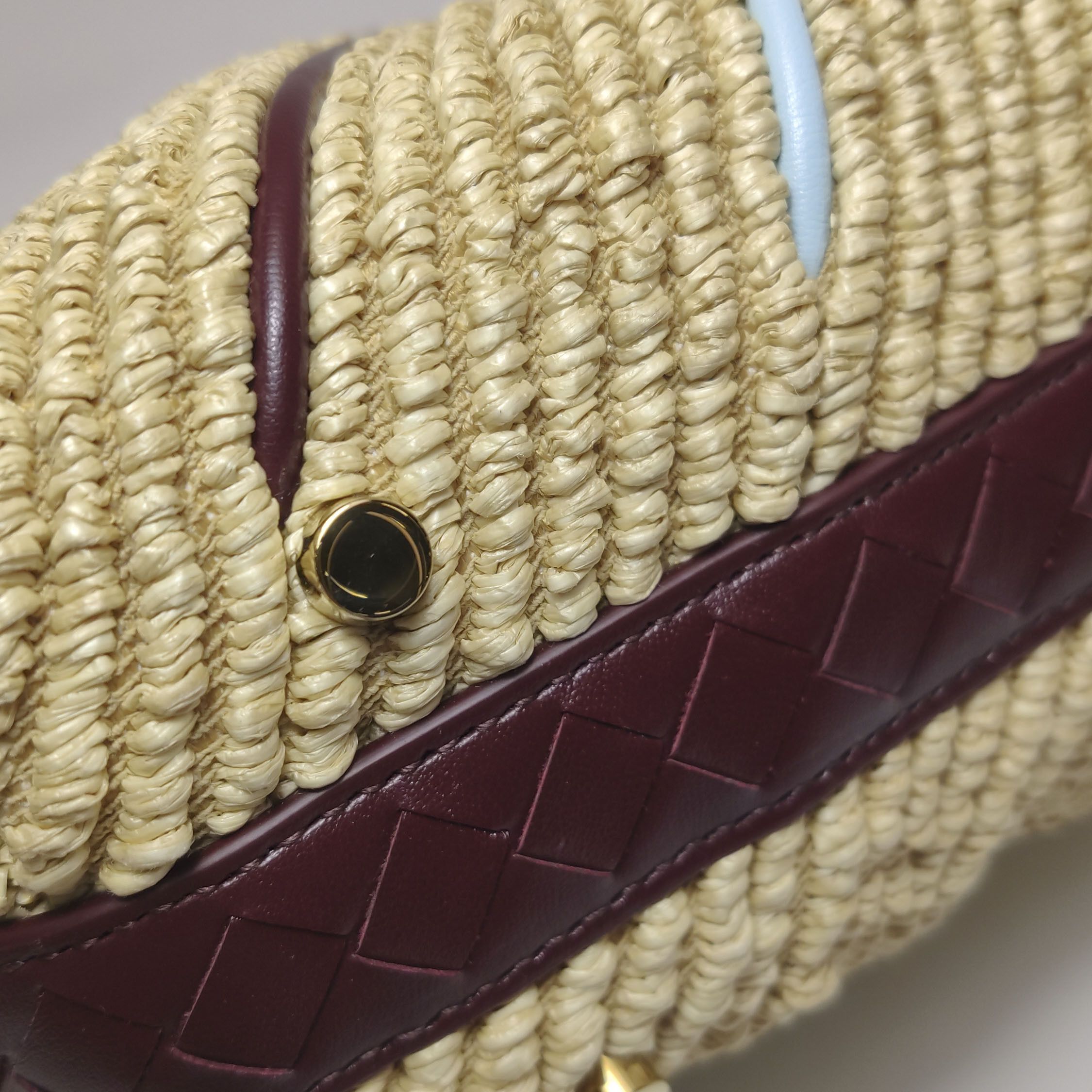 Bottega Veneta Bottega Veneta Wallace Woven Leather Handle Bag Size ONE SIZE - 10 Thumbnail