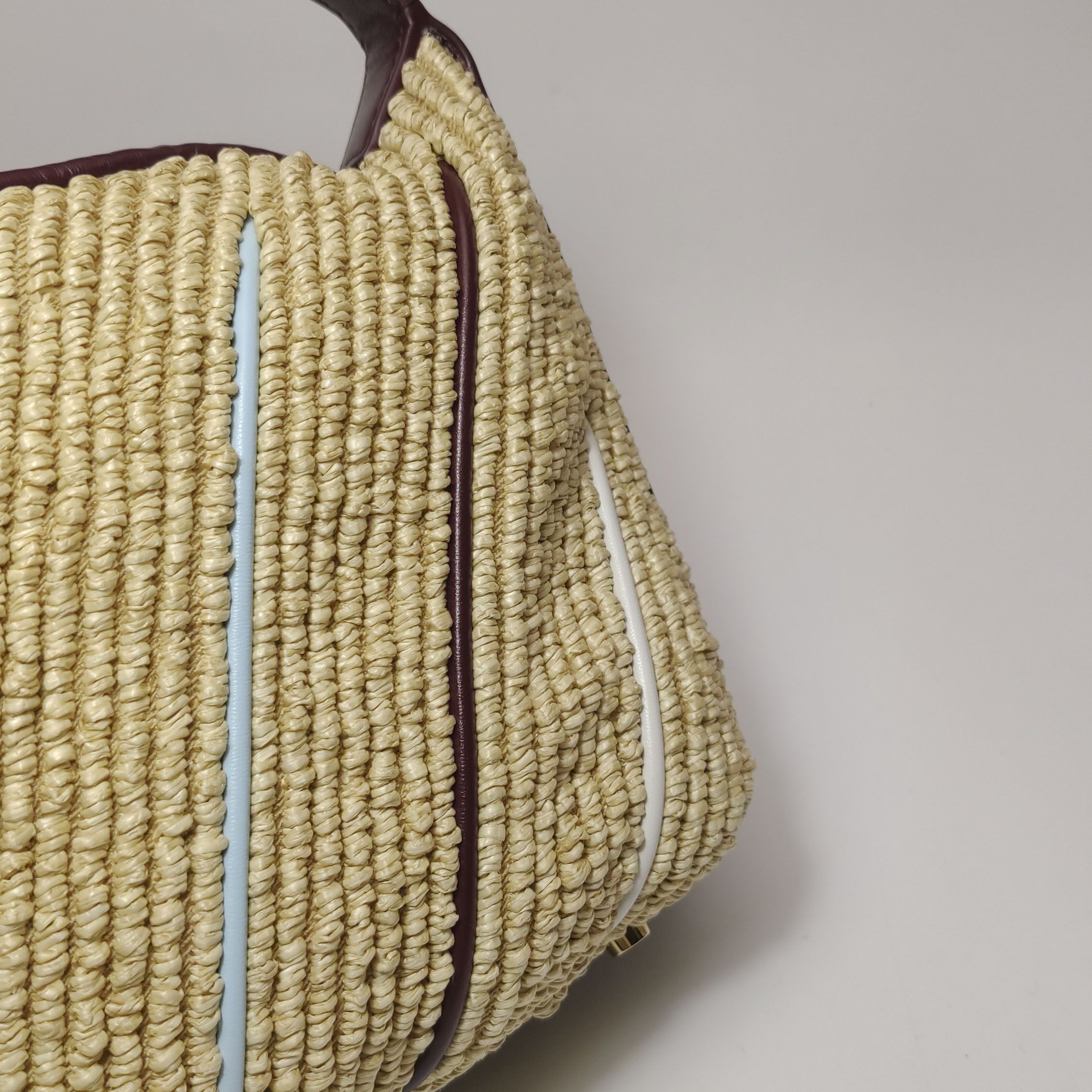 Bottega Veneta Bottega Veneta Wallace Woven Leather Handle Bag Size ONE SIZE - 13 Thumbnail