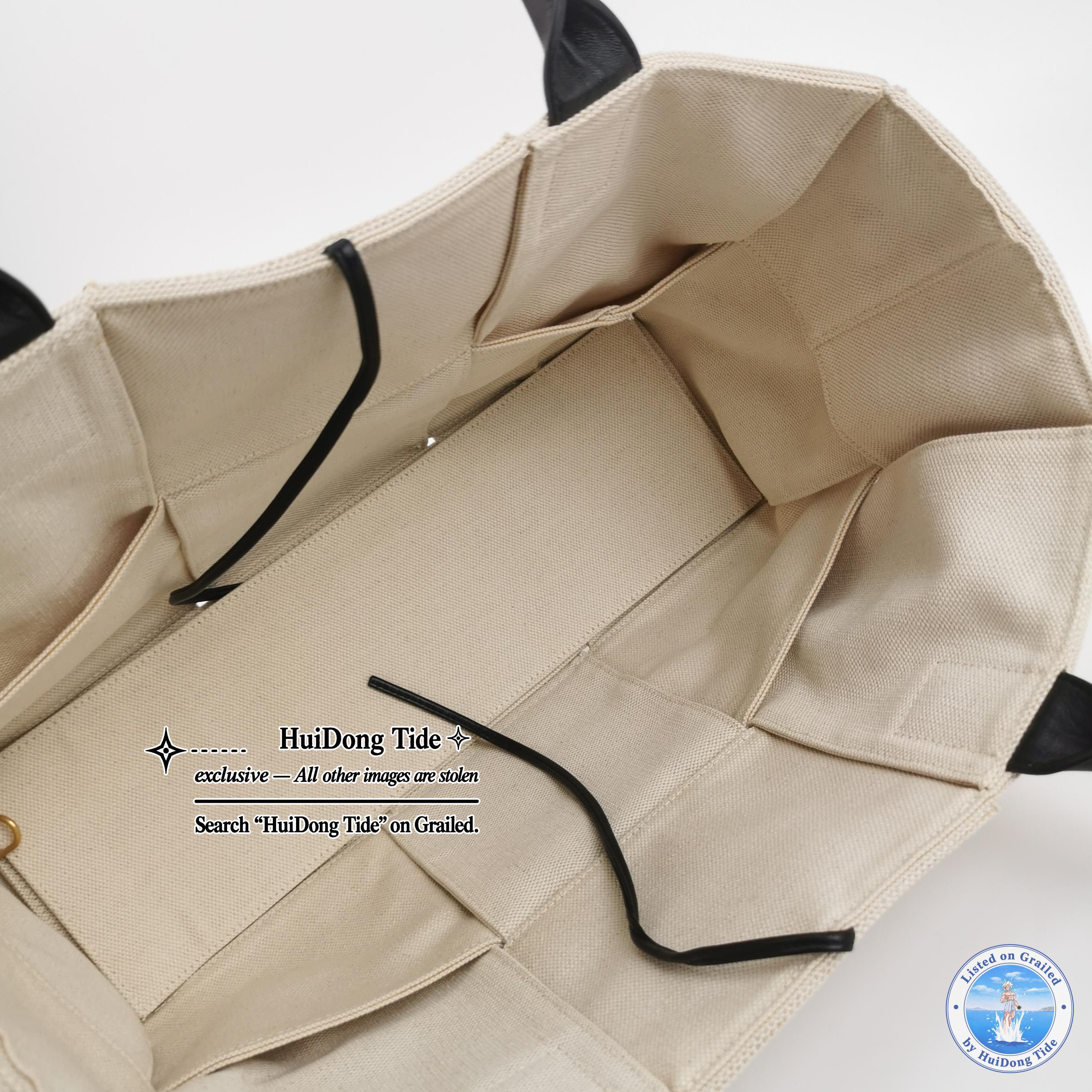 Bottega Veneta Bottega Veneta Arco Canvas Intrecciato Tote Bag Size ONE SIZE - 7 Thumbnail