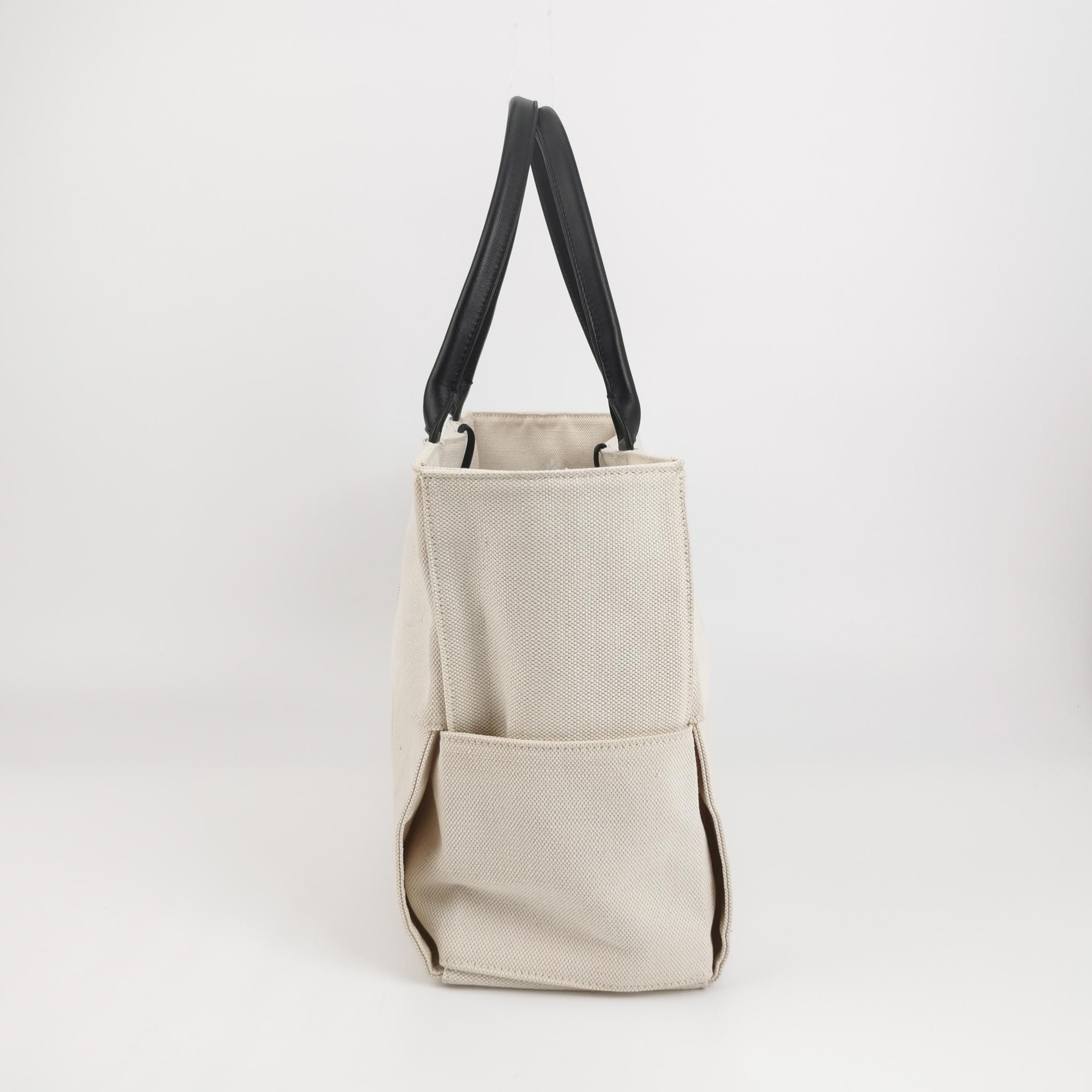 Bottega Veneta Bottega Veneta Arco Canvas Intrecciato Tote Bag Size ONE SIZE - 4 Thumbnail