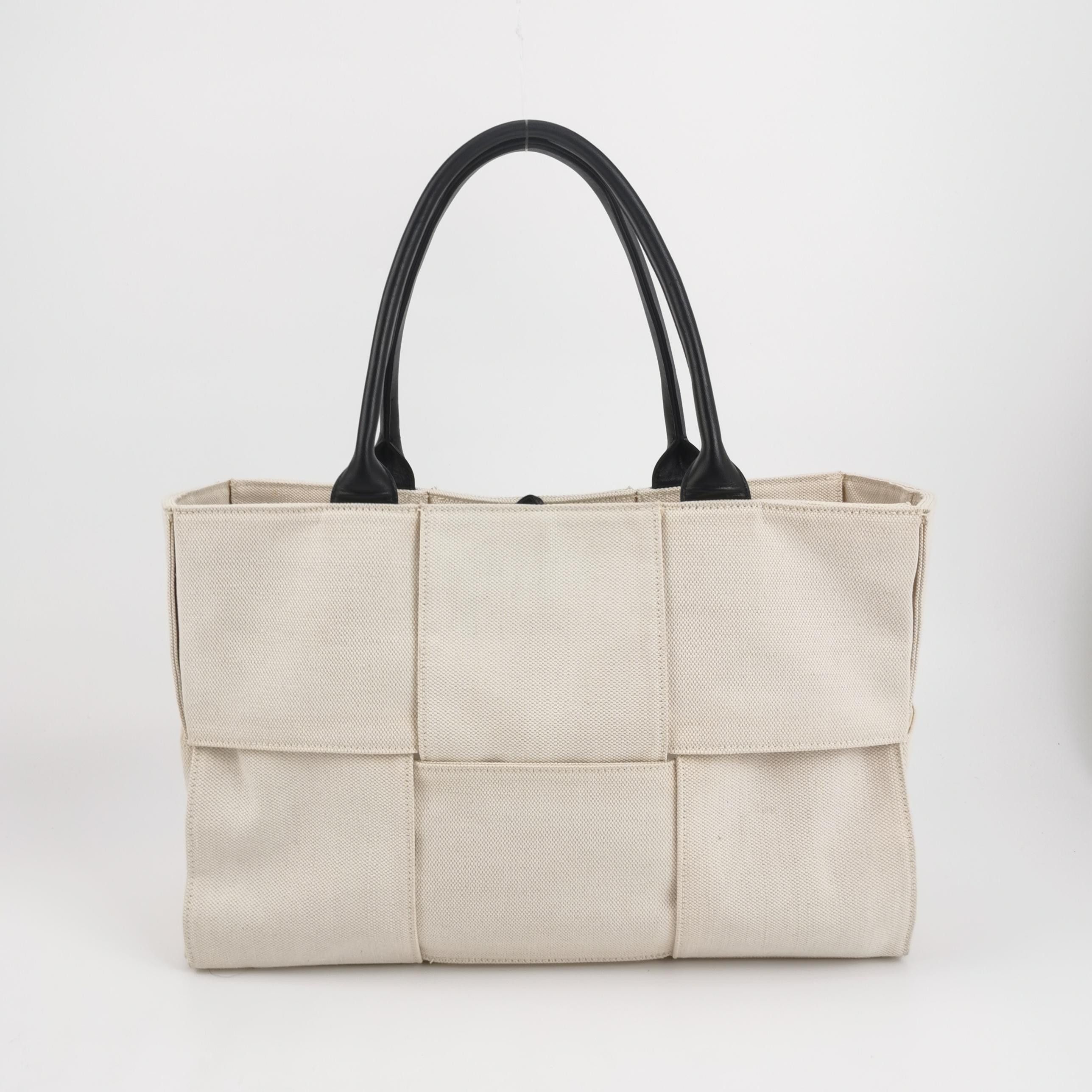 Bottega Veneta Bottega Veneta Arco Canvas Intrecciato Tote Bag Size ONE SIZE - 5 Thumbnail