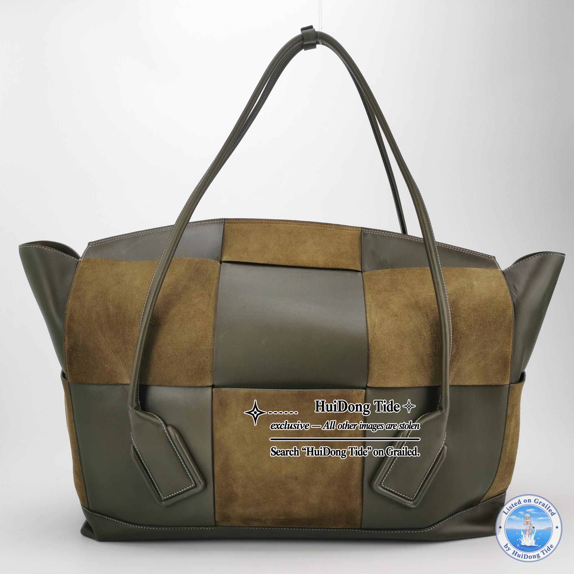 Bottega Veneta Bottega Veneta Arco Intrecciato Suede Leather Tote Bag Size ONE SIZE - 5 Thumbnail