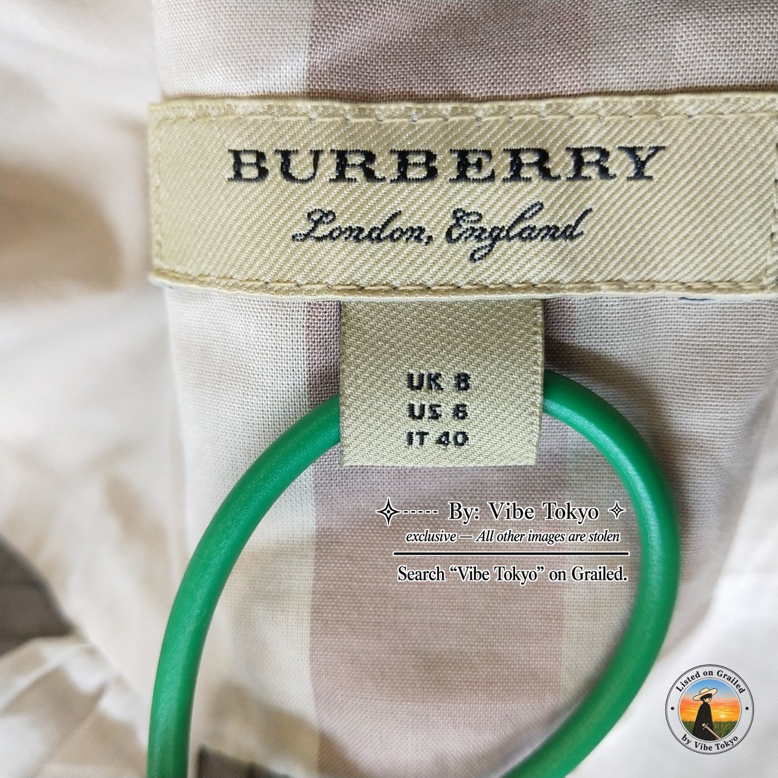 Burberry Burberry Check Cotton Shirt Dress Size US 6 Size M / US 6-8 / IT 42-44 - 8 Thumbnail