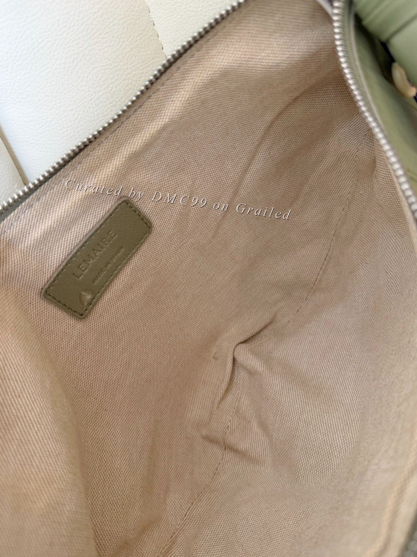 Lemaire Small Lemaire Sage Green Croissant Bag Size ONE SIZE - 7 Thumbnail