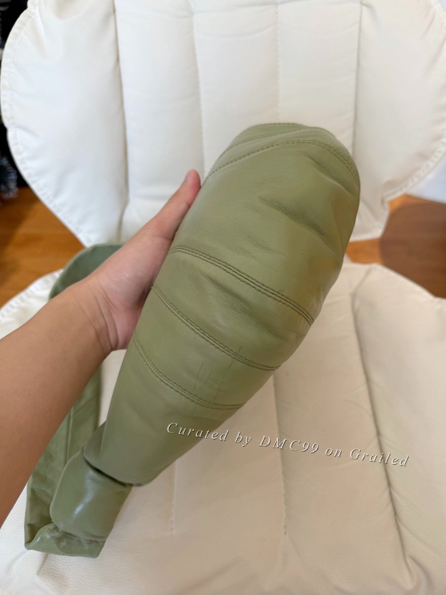 Lemaire Small Lemaire Sage Green Croissant Bag Size ONE SIZE - 5 Thumbnail