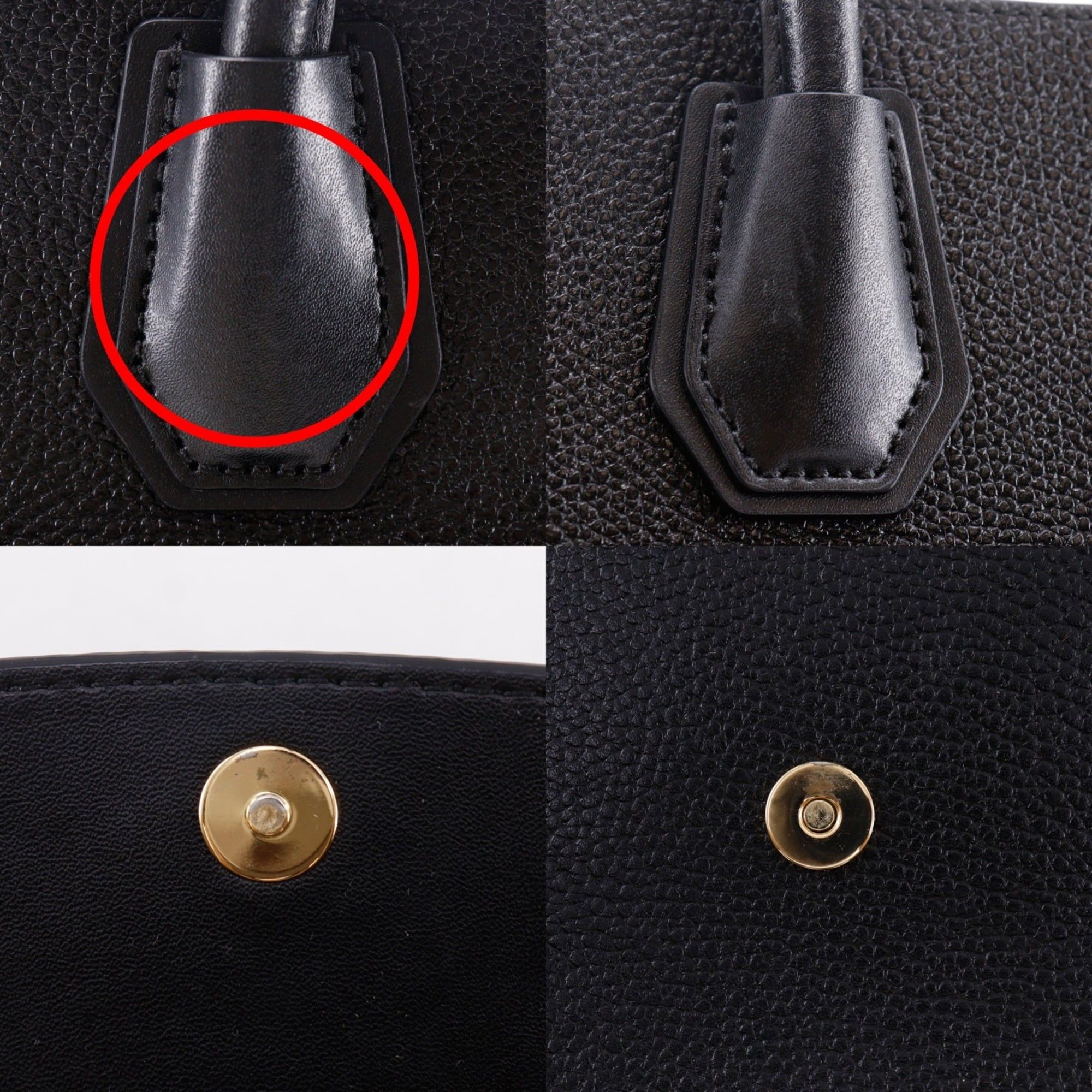 Michael Kors Michael Kors Mercer Extra Large Pocket Tote, Leather, Black, A4 Size, Women's Size ONE SIZE - 12 Thumbnail
