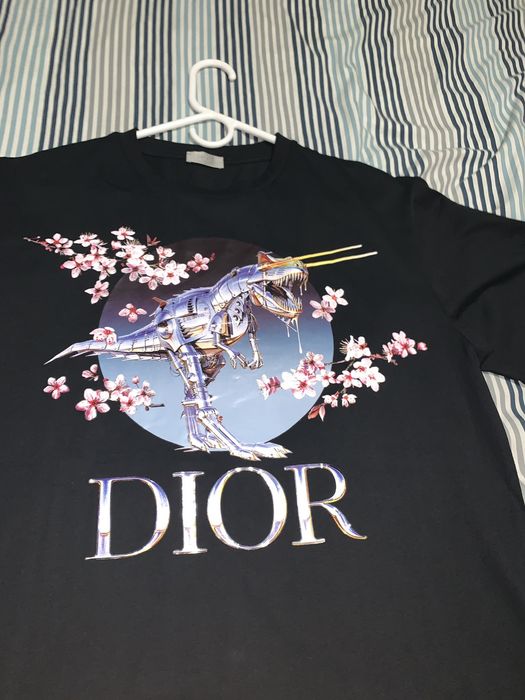 Dior sorayama store dinosaur t shirt