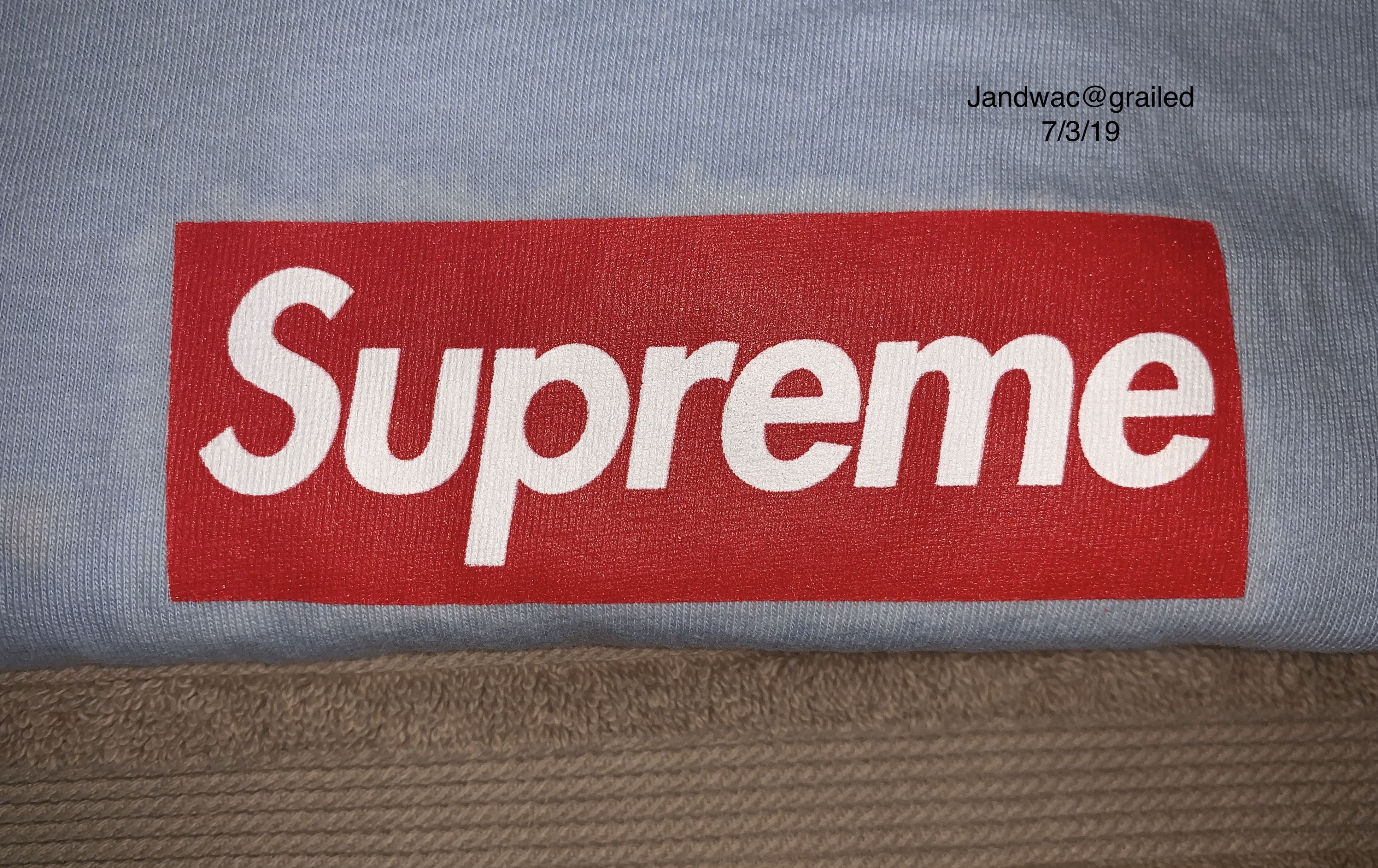 Supreme Light Blue 20th Anniversary Box Logo Grailed