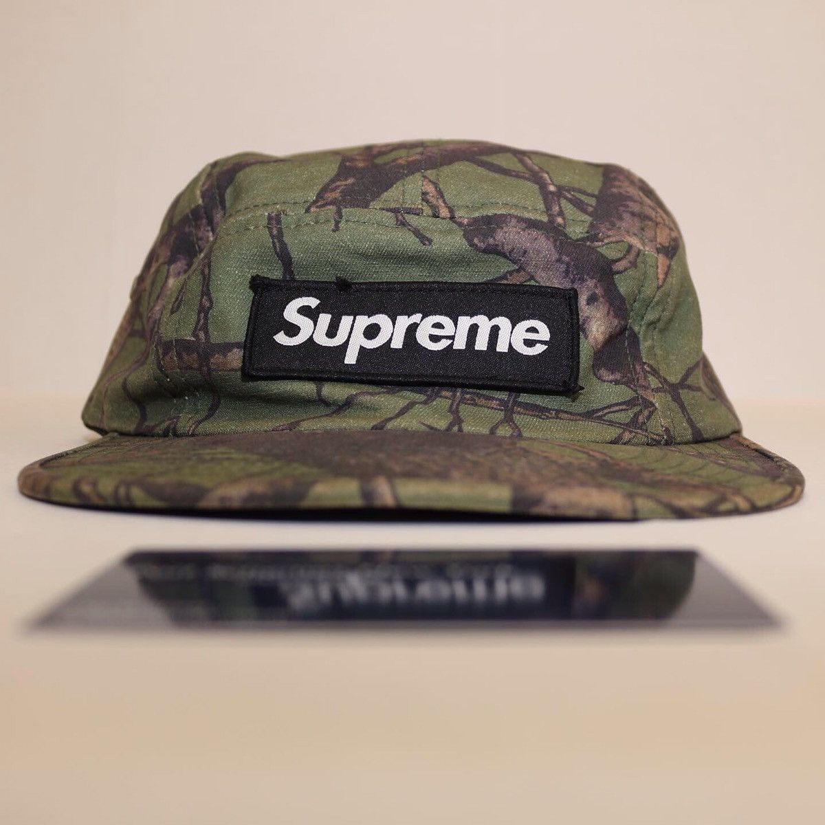 Supreme Tree Camo Camp Cap オリーブ - 帽子