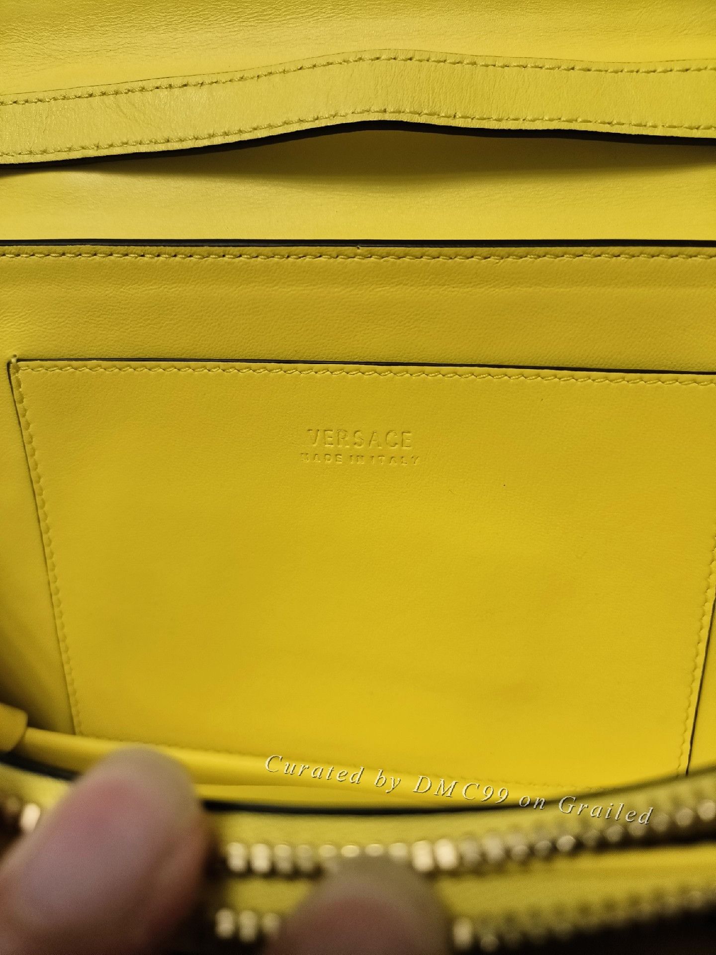 Versace Versace Yellow Medusa Crossbody Bag Size ONE SIZE - 5 Thumbnail