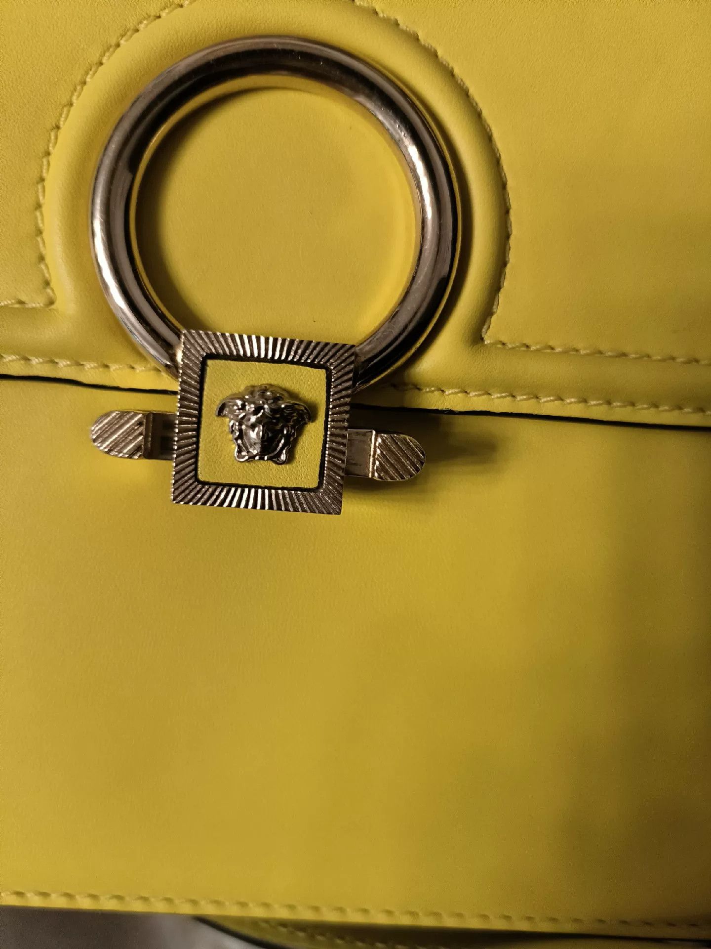 Versace Versace Yellow Medusa Crossbody Bag Size ONE SIZE - 3 Thumbnail