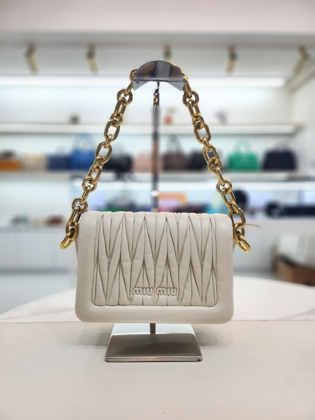 Miu Miu Nappa Leather Shoulder Bag Size ONE SIZE - 9 Thumbnail
